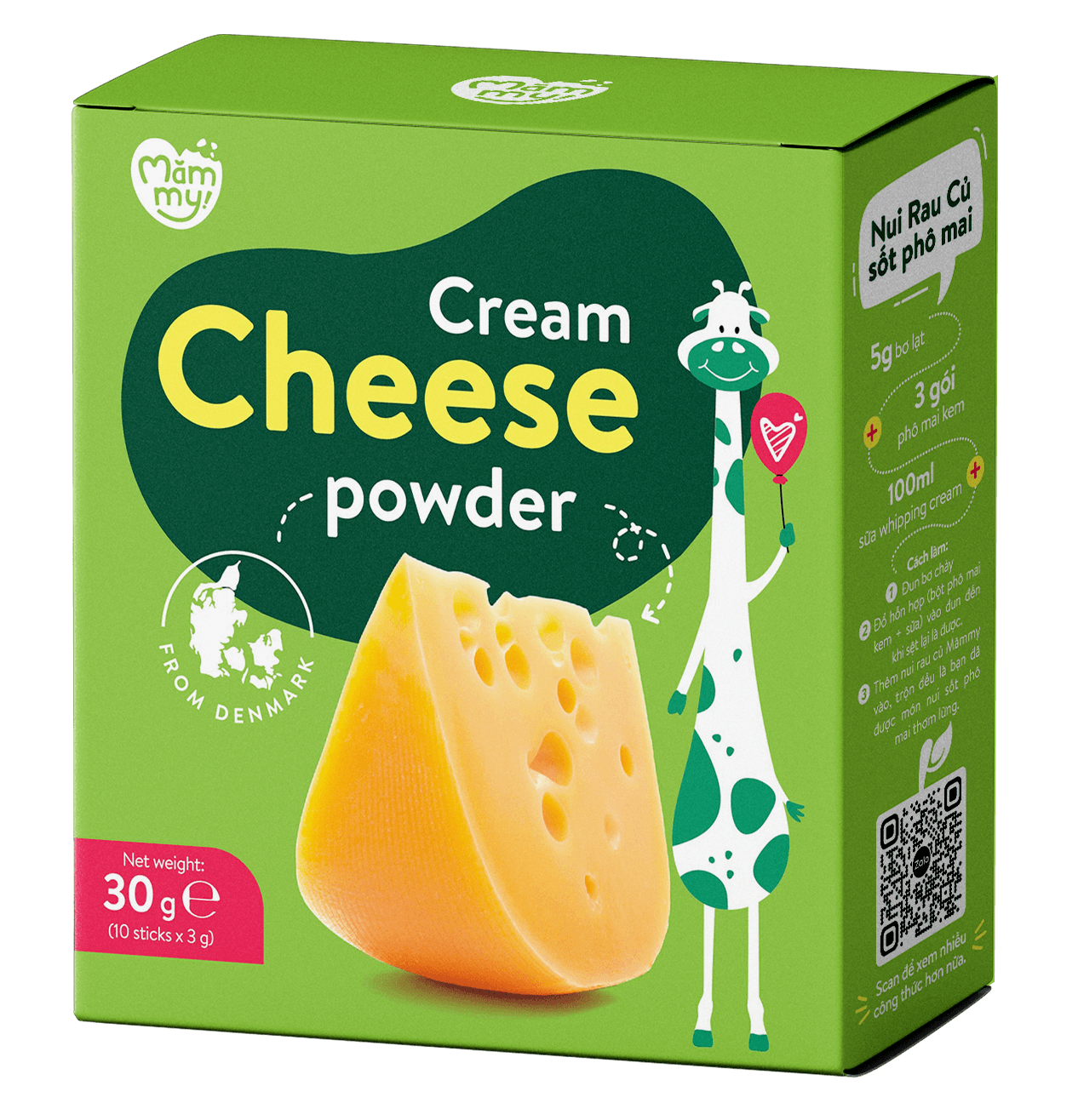 Bột phô mai kem tách muối Mămmy 1