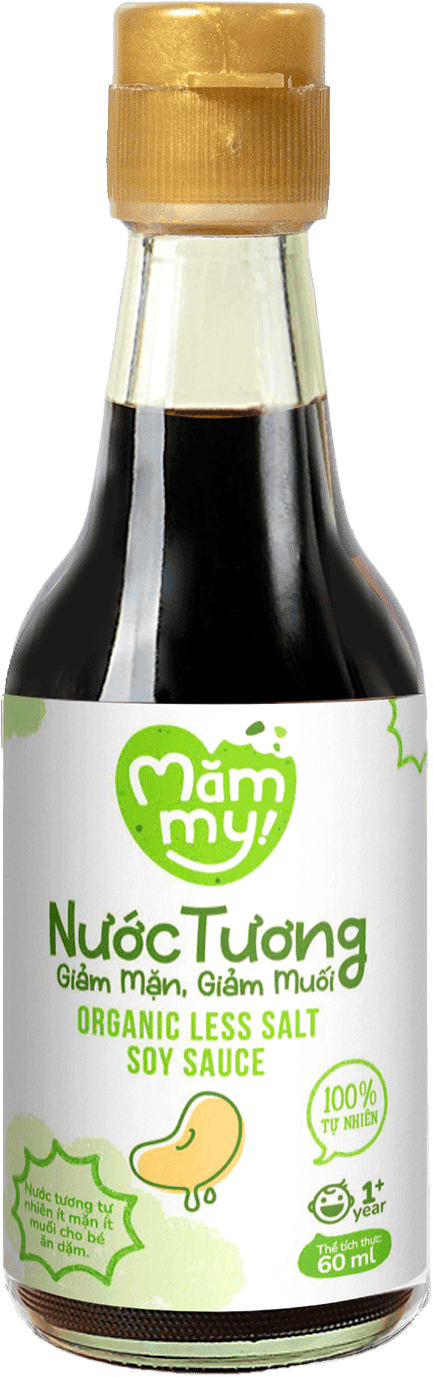 Nước tương ăn dặm giảm mặn, giảm muối 1