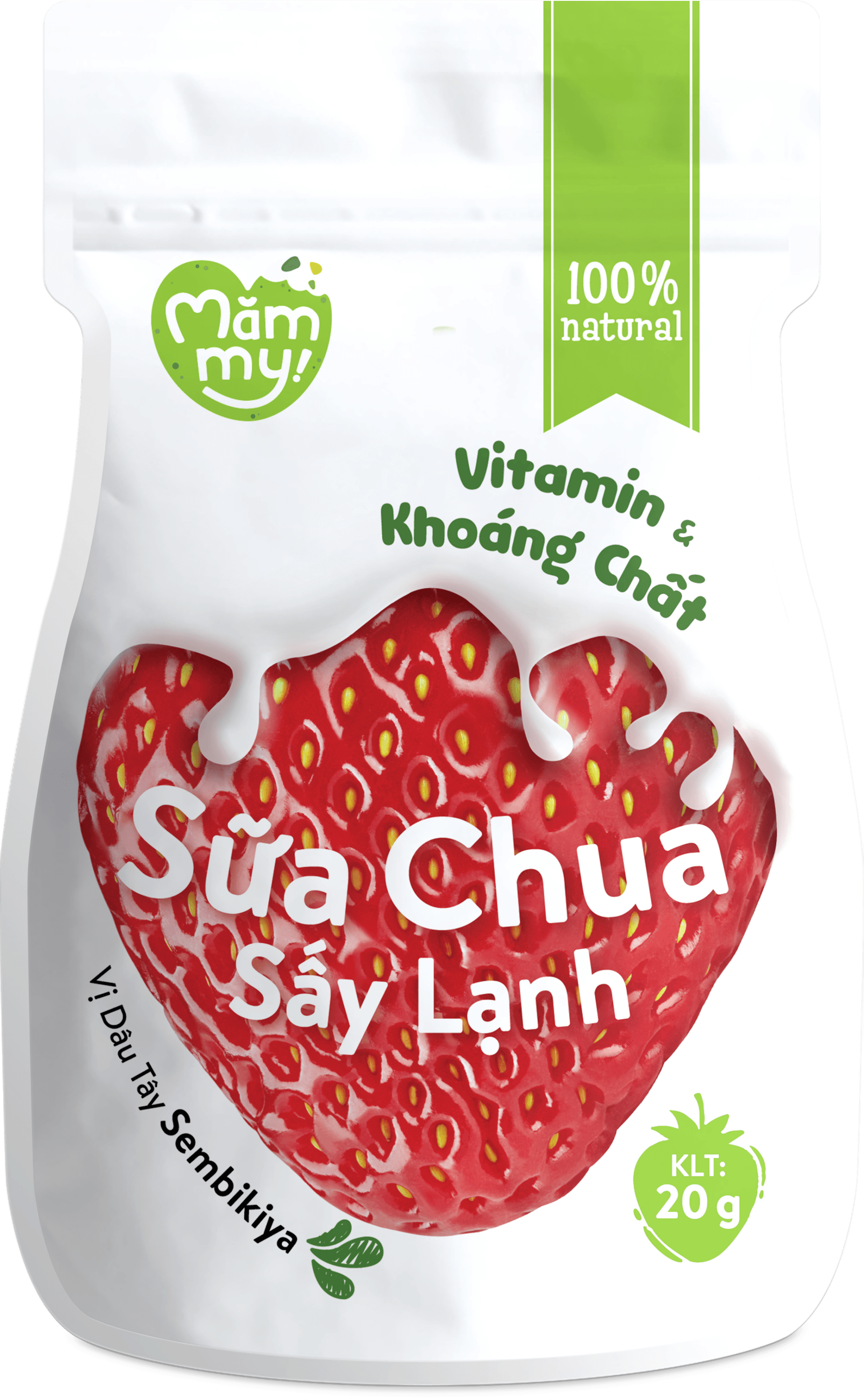 Sữa chua sấy vị dâu Sembikiya 1