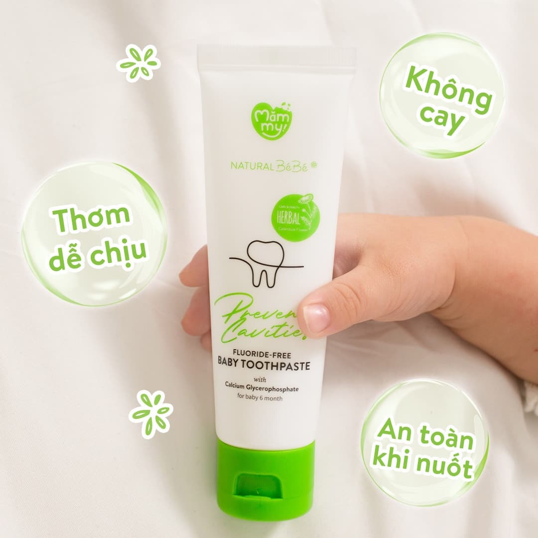 Kem đánh răng thảo dược Natural BéBé 17