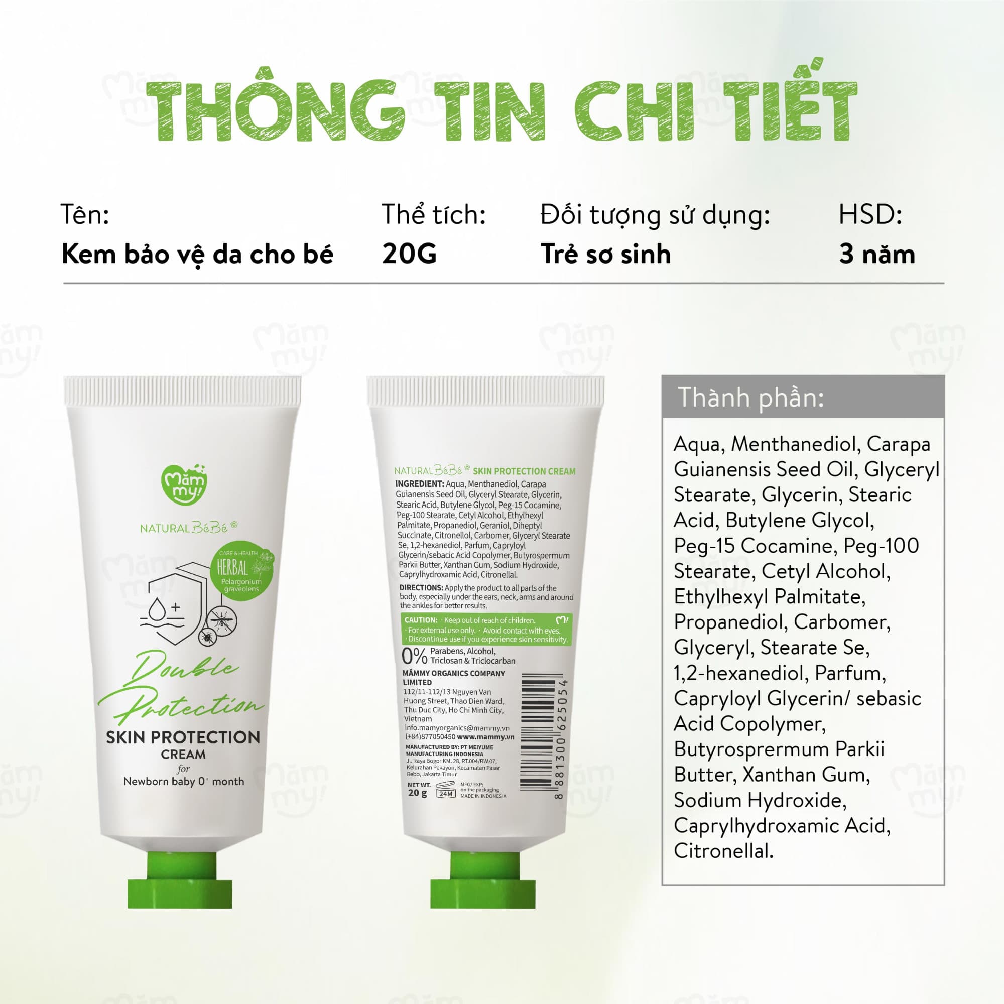 [DATE 2028] Kem chống muỗi, côn trùng - Tuýp 50gr [MUA 1 TẶNG 1 + đồng hồ đuổi muỗi] 7