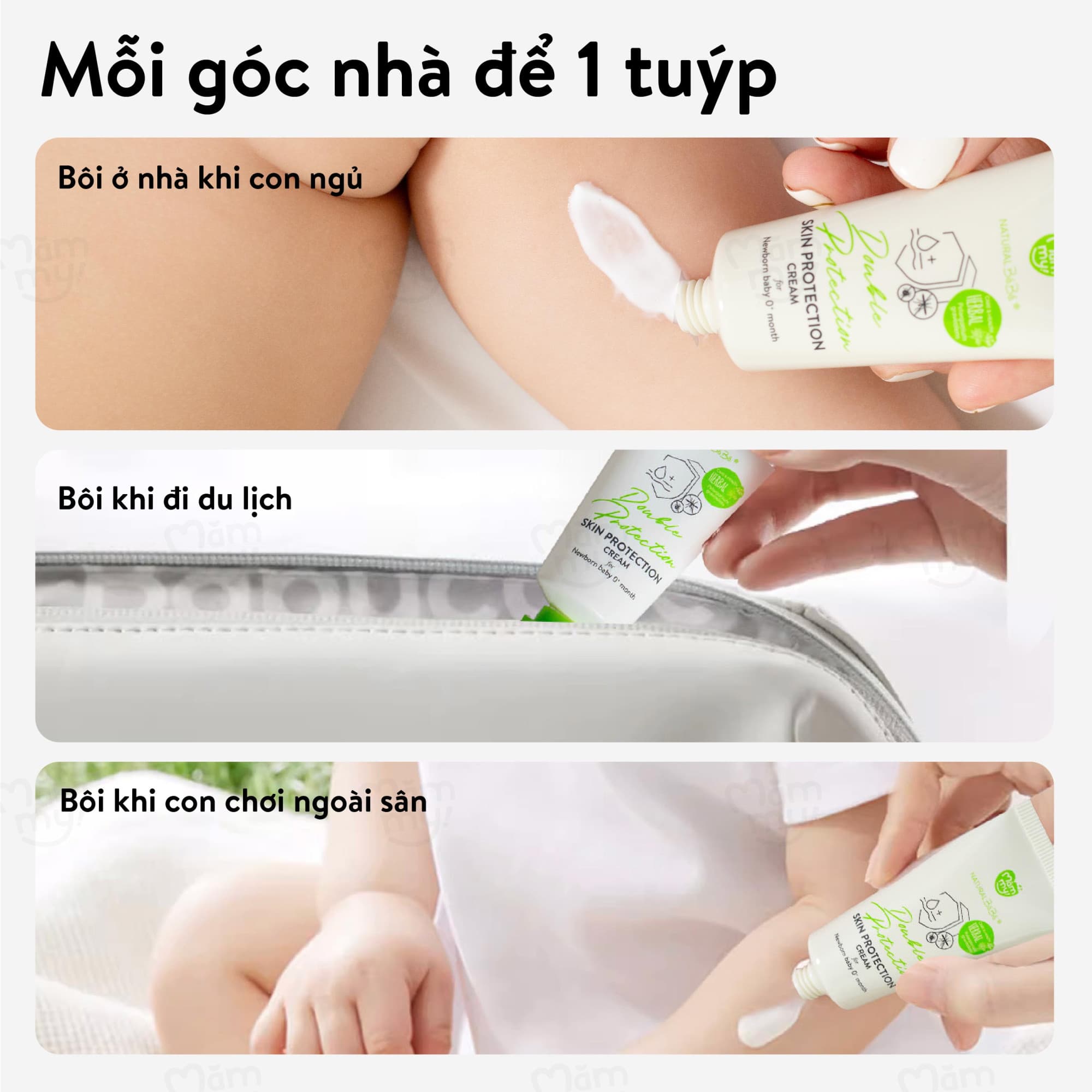 [DATE 2028] Kem chống muỗi, côn trùng - Tuýp 50gr [MUA 1 TẶNG 1 + đồng hồ đuổi muỗi] 3