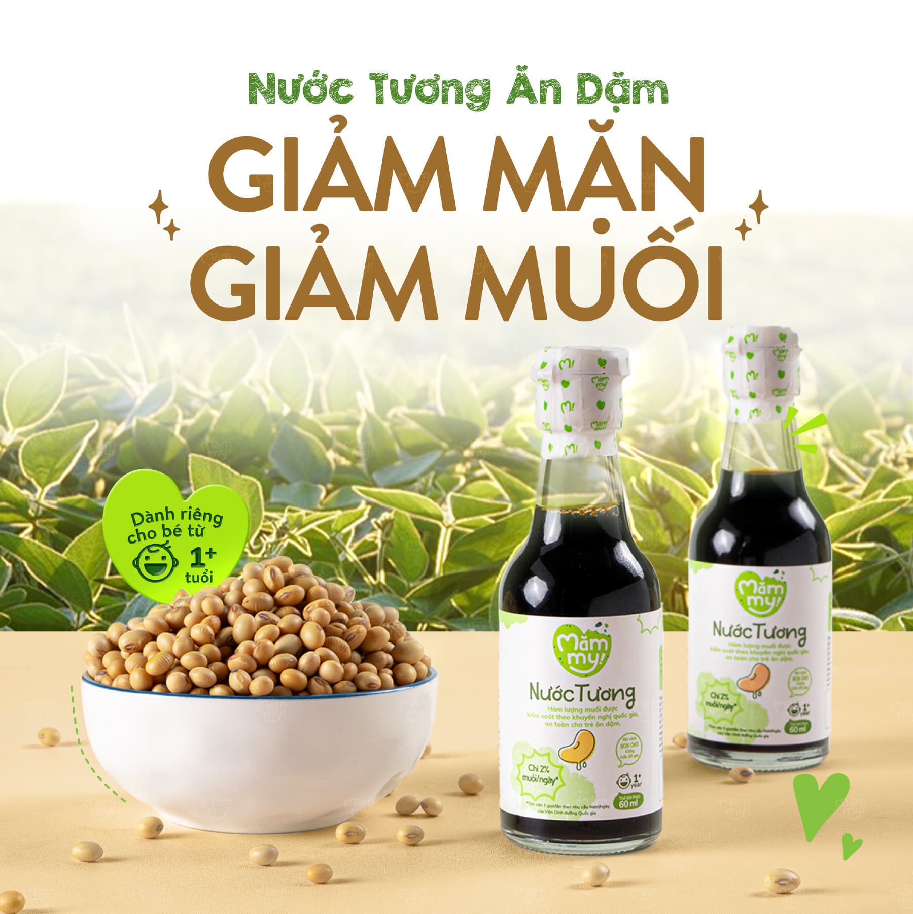 Nước tương giảm mặn giảm muối - Chai 60ml 4