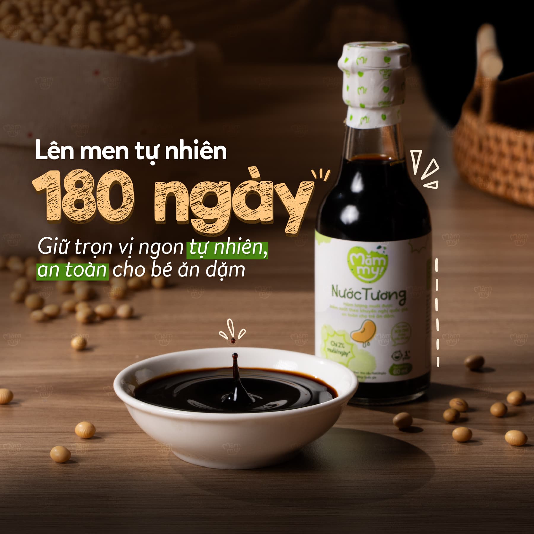Nước tương giảm mặn giảm muối - Chai 60ml 7