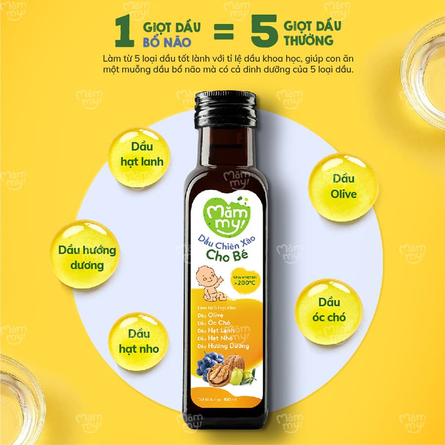 Dầu chiên xào cho bé I Chai 100ml 2