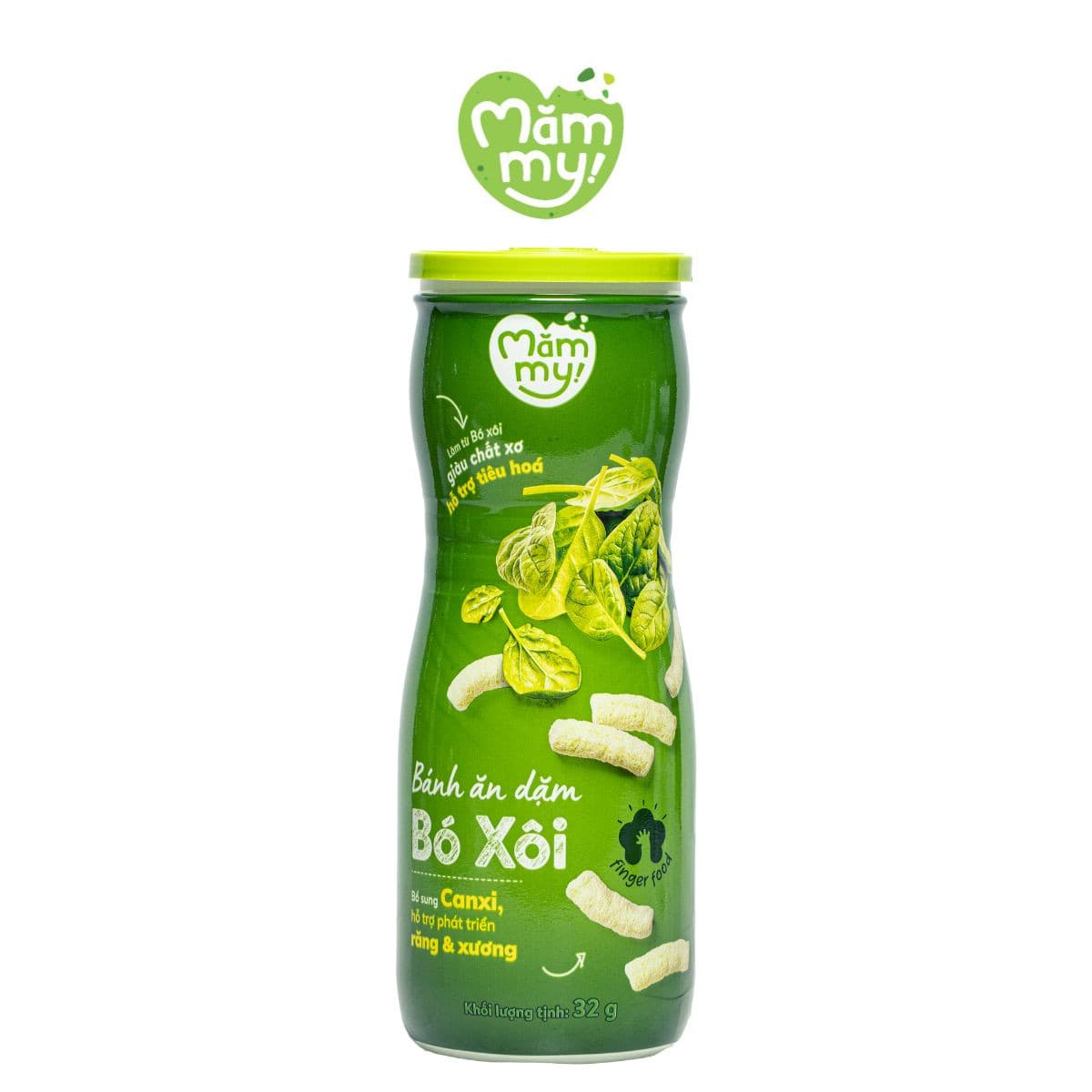 Bánh ăn dặm vị Bó Xôi - Hũ 32 g