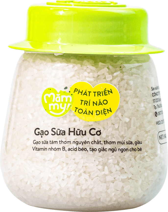 Hạt Gạo Sữa Hữu Cơ - Hũ 140g 9