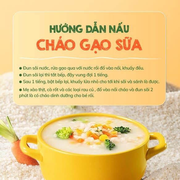 Hạt Gạo Sữa Hữu Cơ - Hũ 140g 8
