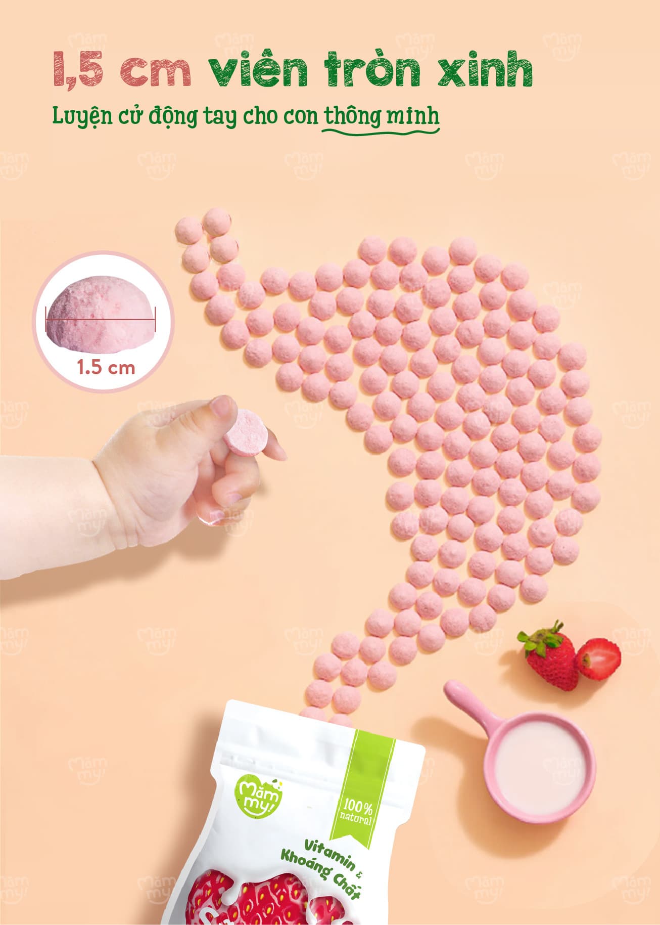 Sữa chua sấy Vị Dâu Sembikiya - Túi 20g 29