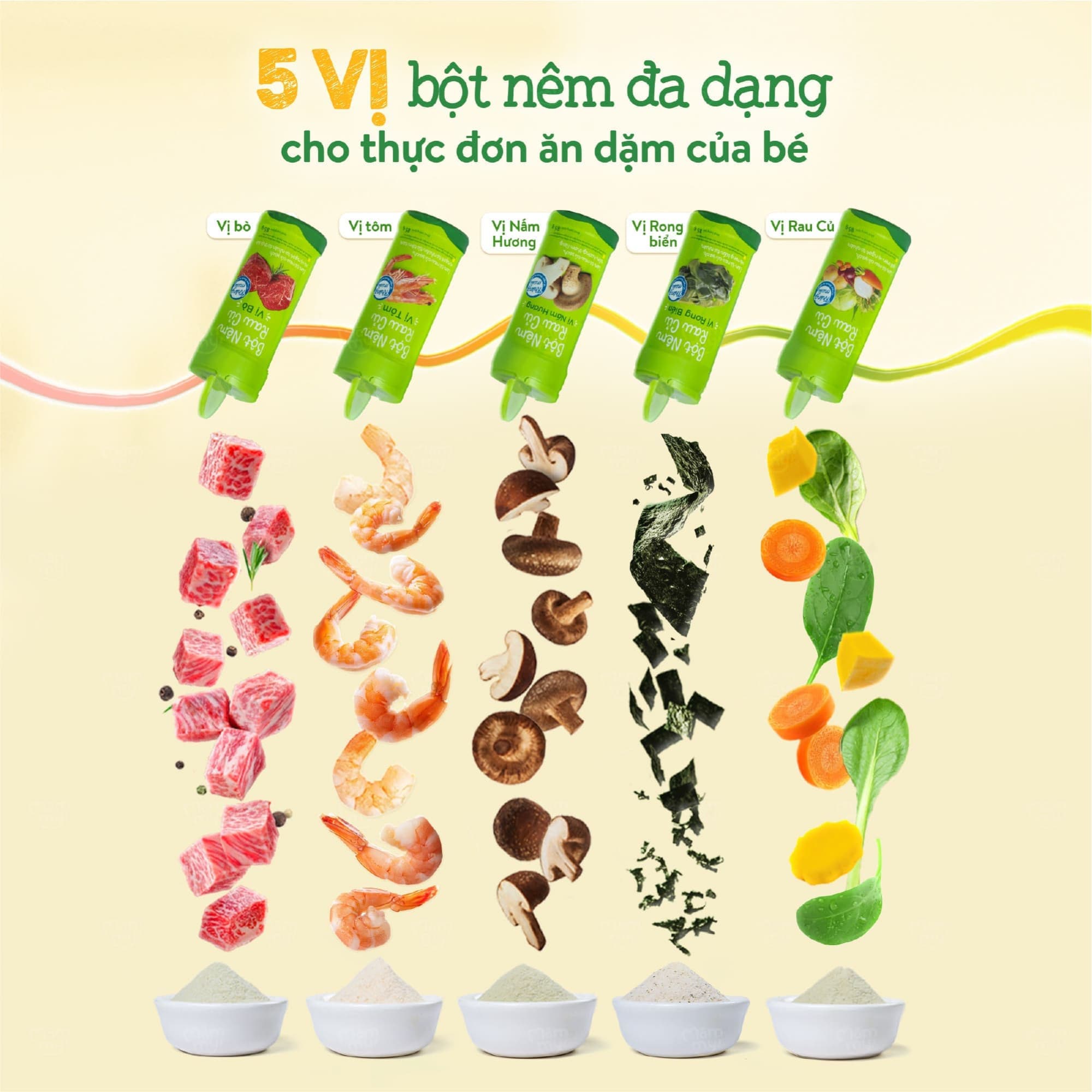 Bột nêm rau củ vị rong biển Mămmy - Hũ 85g 4