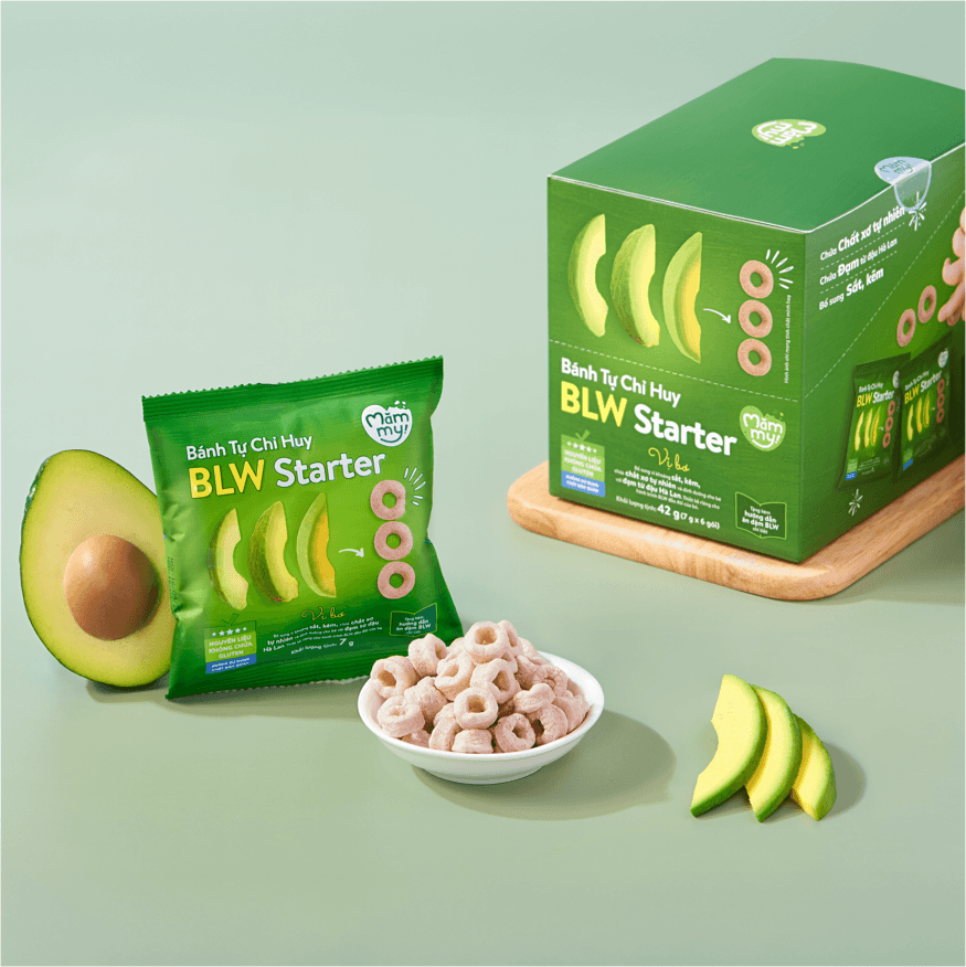Bánh Tự Chỉ Huy – BLW Starter vị Bơ 42 g (7 g x 6 gói) 2