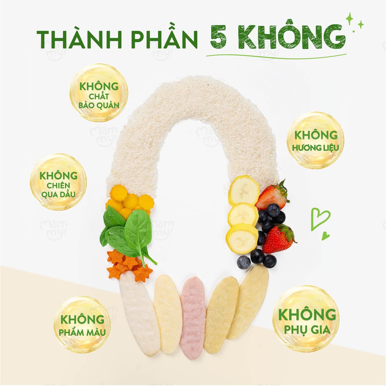 Bánh gạo Cà Rốt Bí Đỏ - 50 g 9