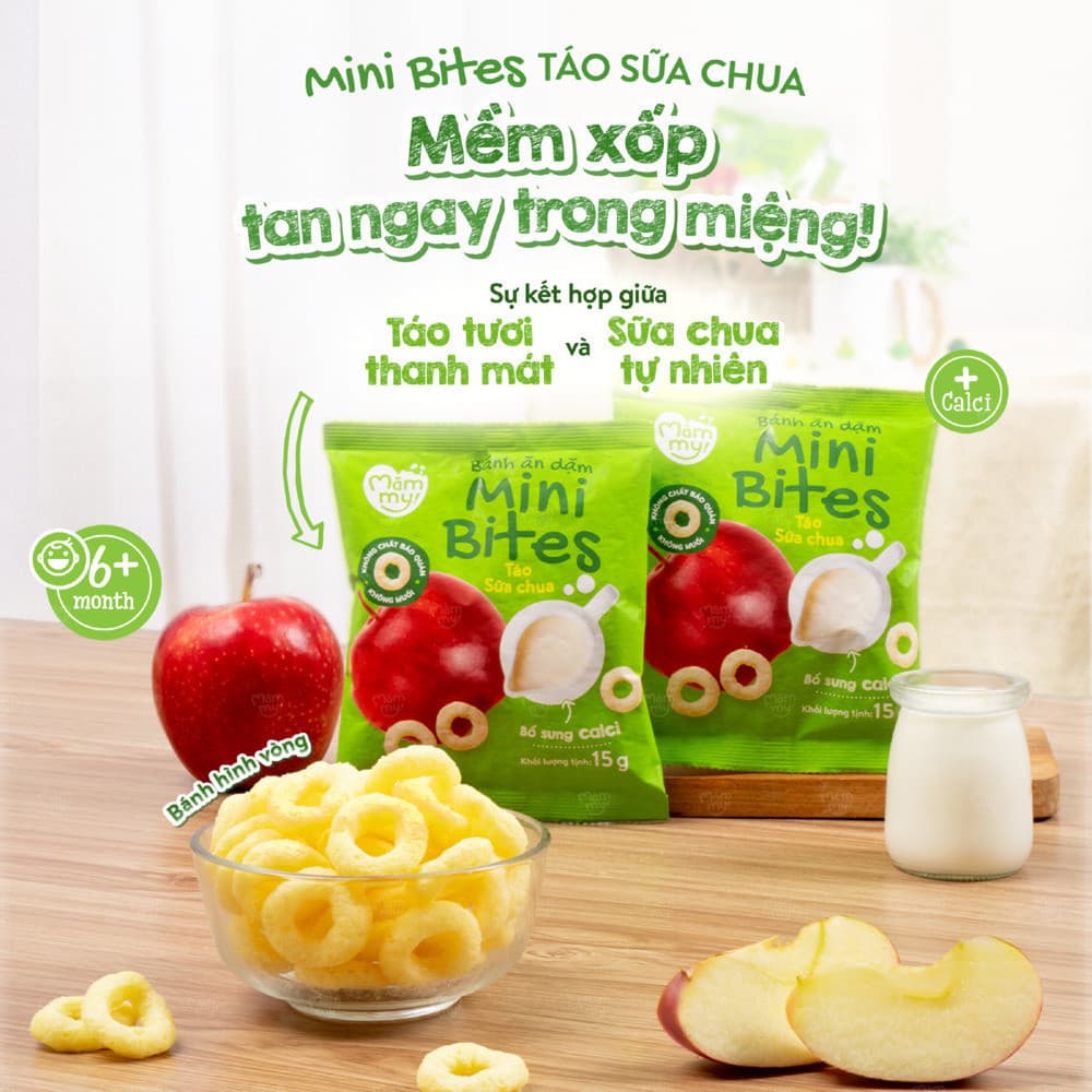 Bánh ăn dặm Mini Bites - Mix vị Rau Quả 45 g (15g x 3 gói) 3