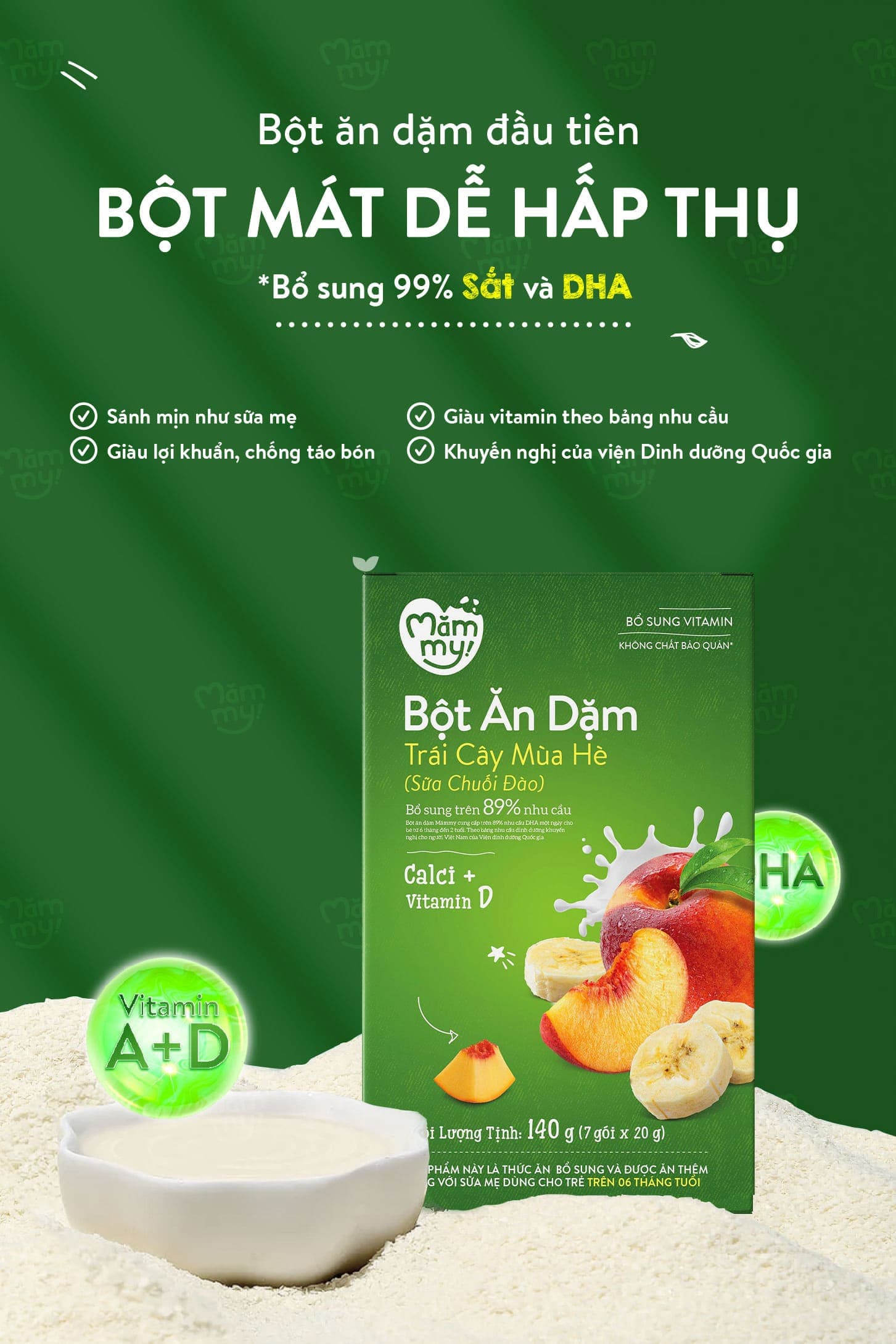 Bột ăn dặm Gà hầm Cà rốt - Hộp 140g 9