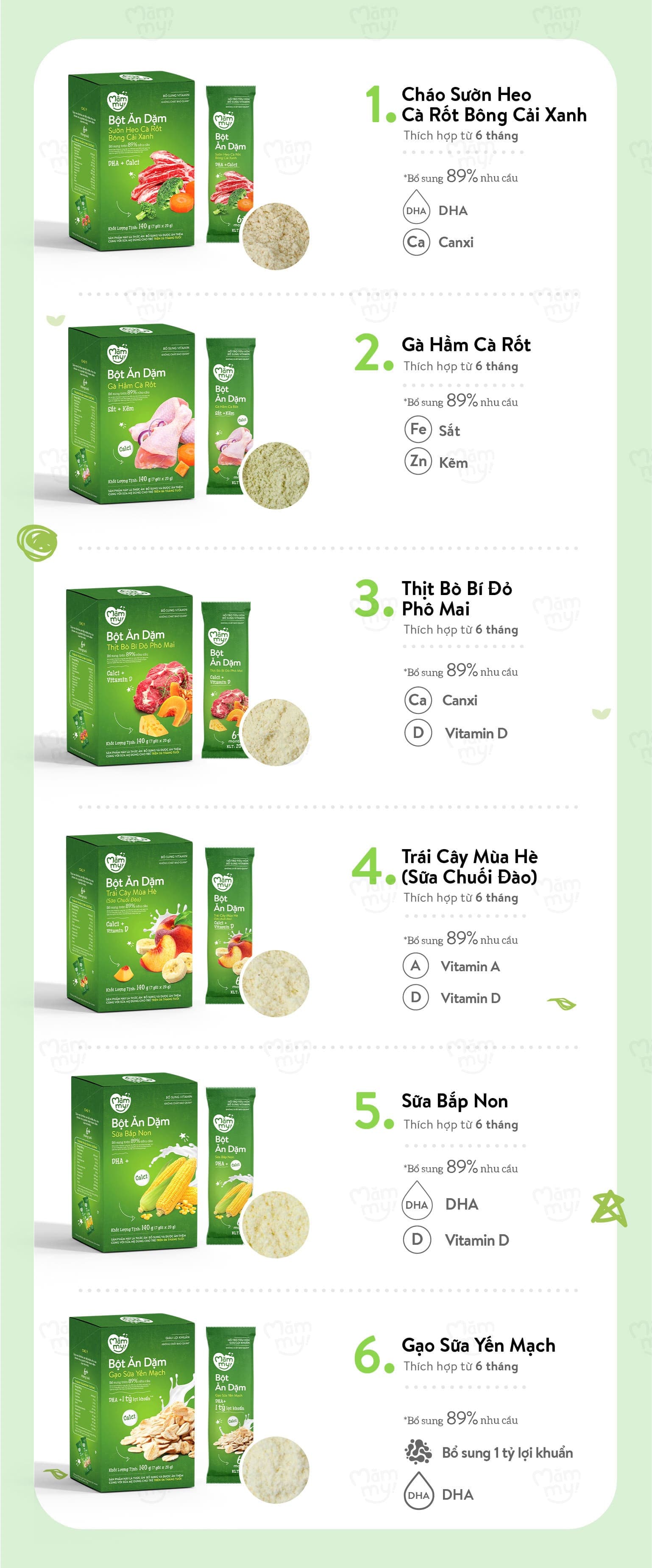 Bột ăn dặm Gà hầm Cà rốt - Hộp 140g 12