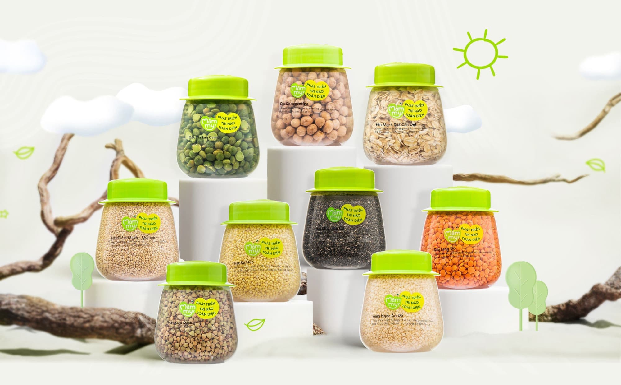 Hạt Yến Mạch Ăn Dặm - Hũ 80g 8