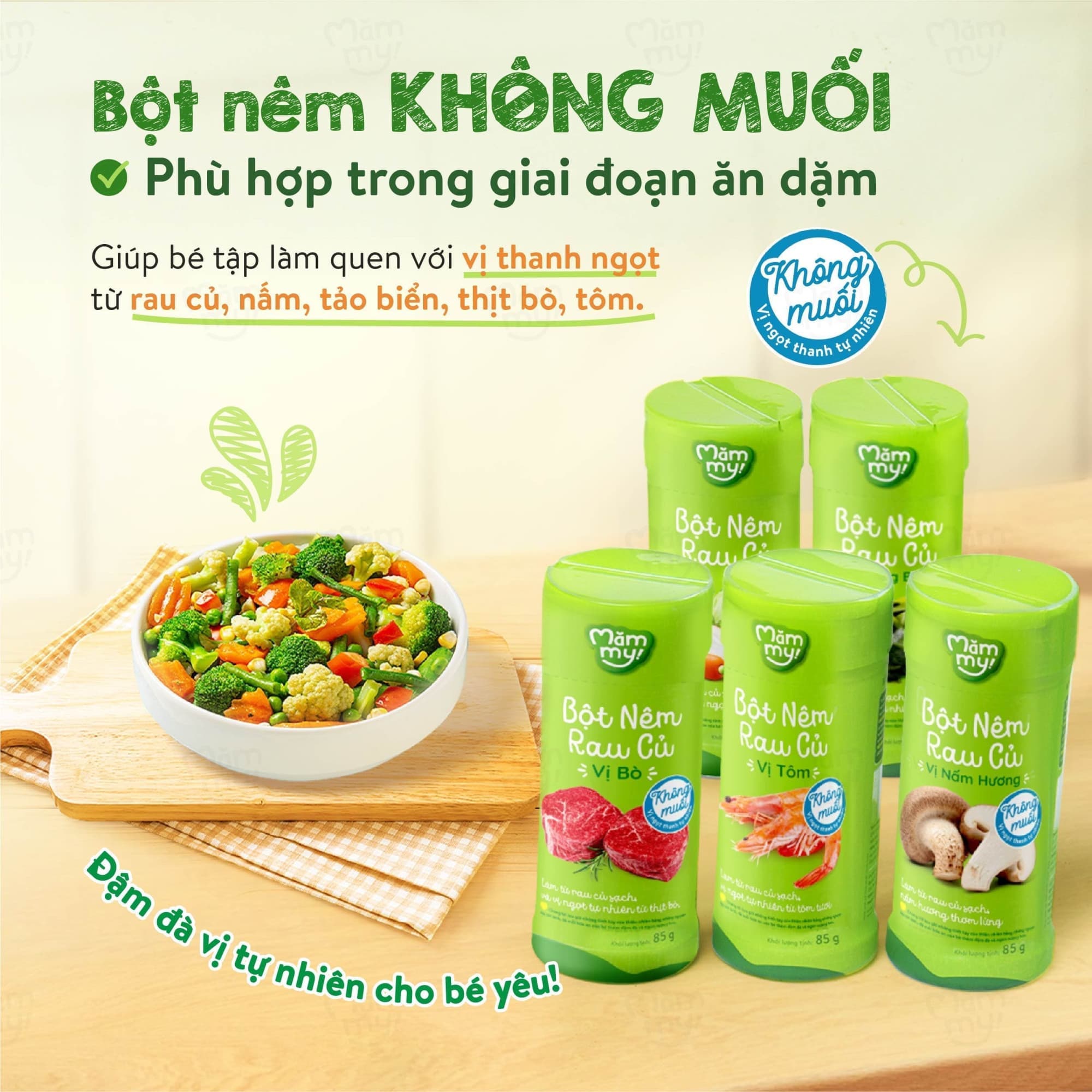 Bột nêm rau củ vị rong biển Mămmy - Hũ 85g 11
