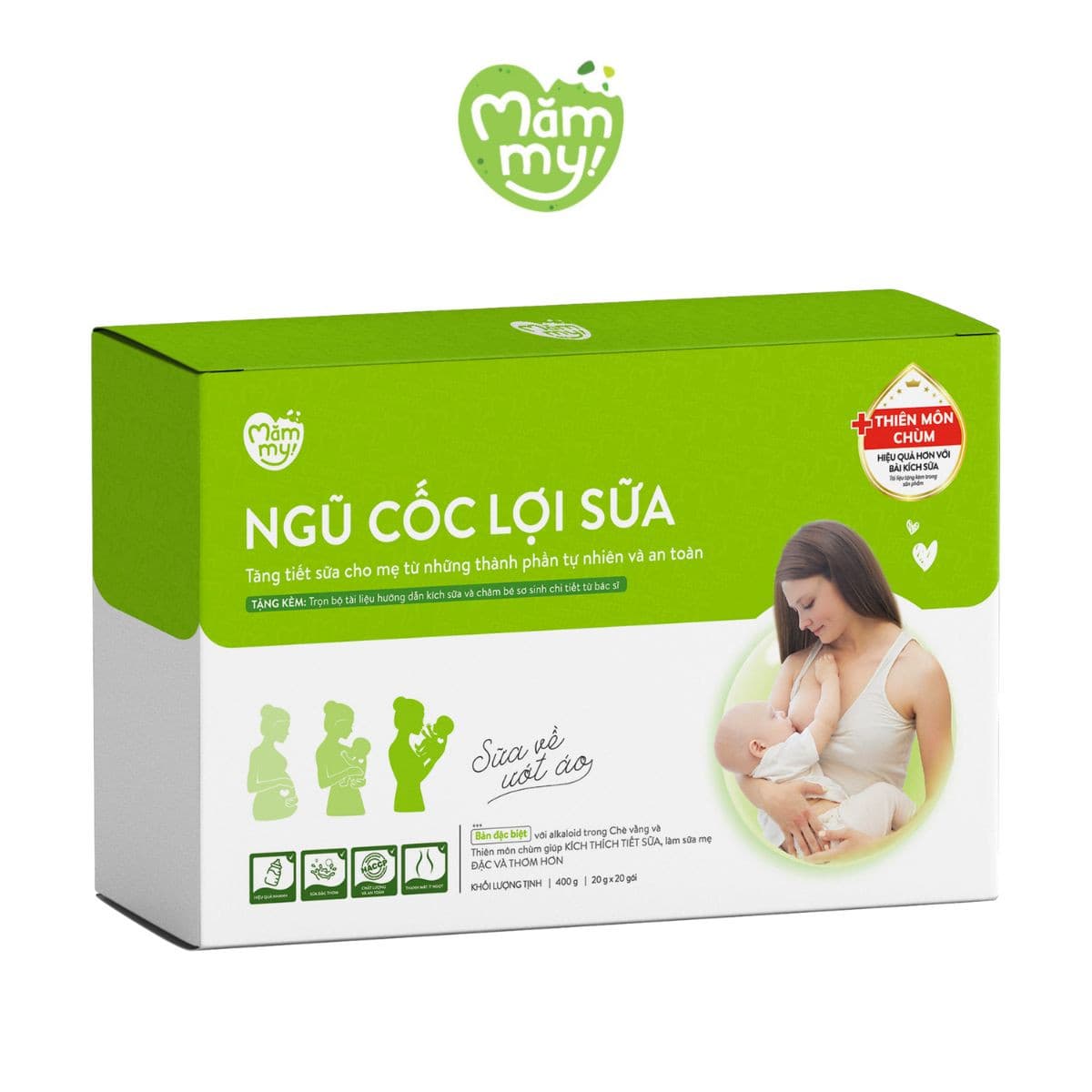 Bột ngũ cốc lợi sữa - Hộp 400g