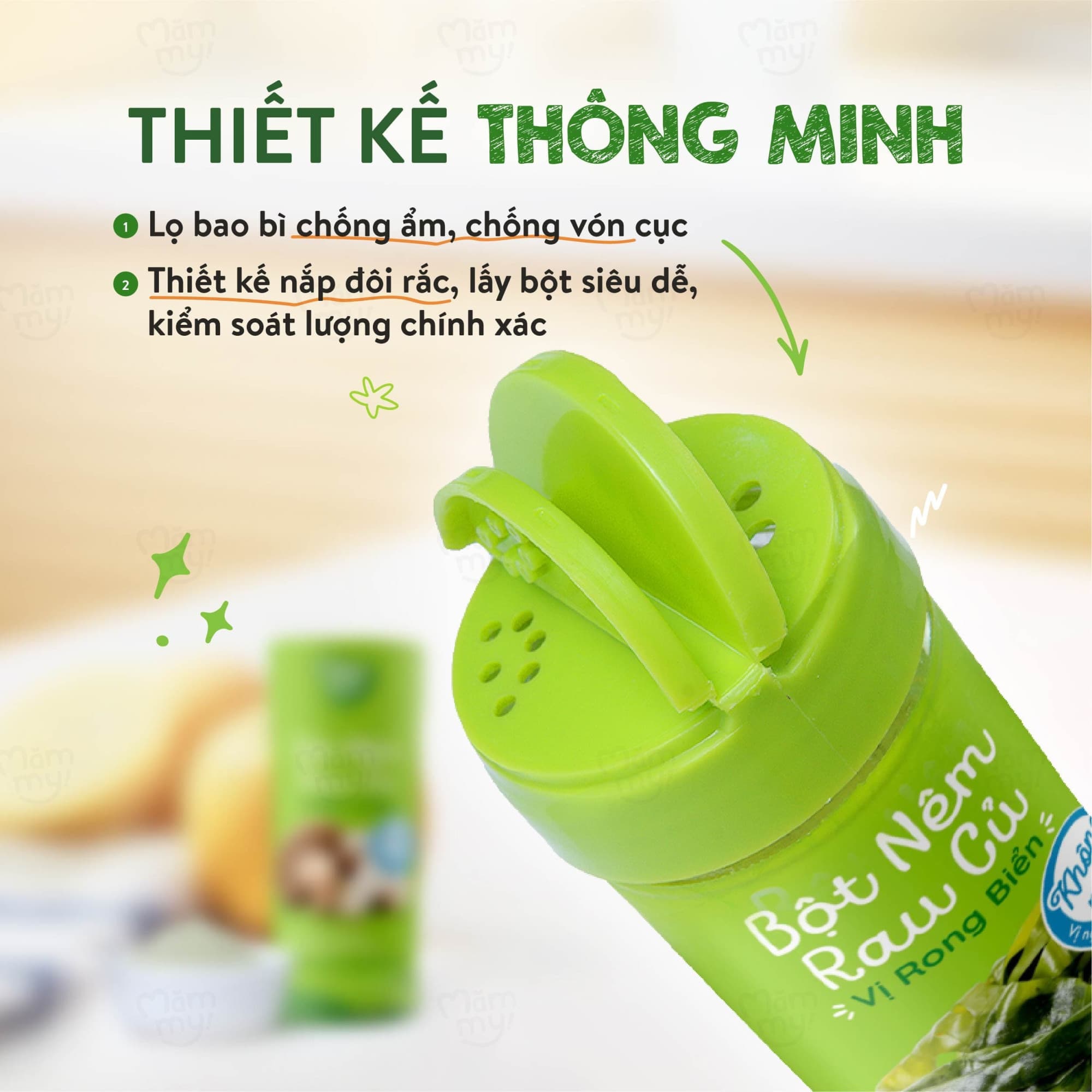 Bột nêm rau củ vị rong biển Mămmy - Hũ 85g 16