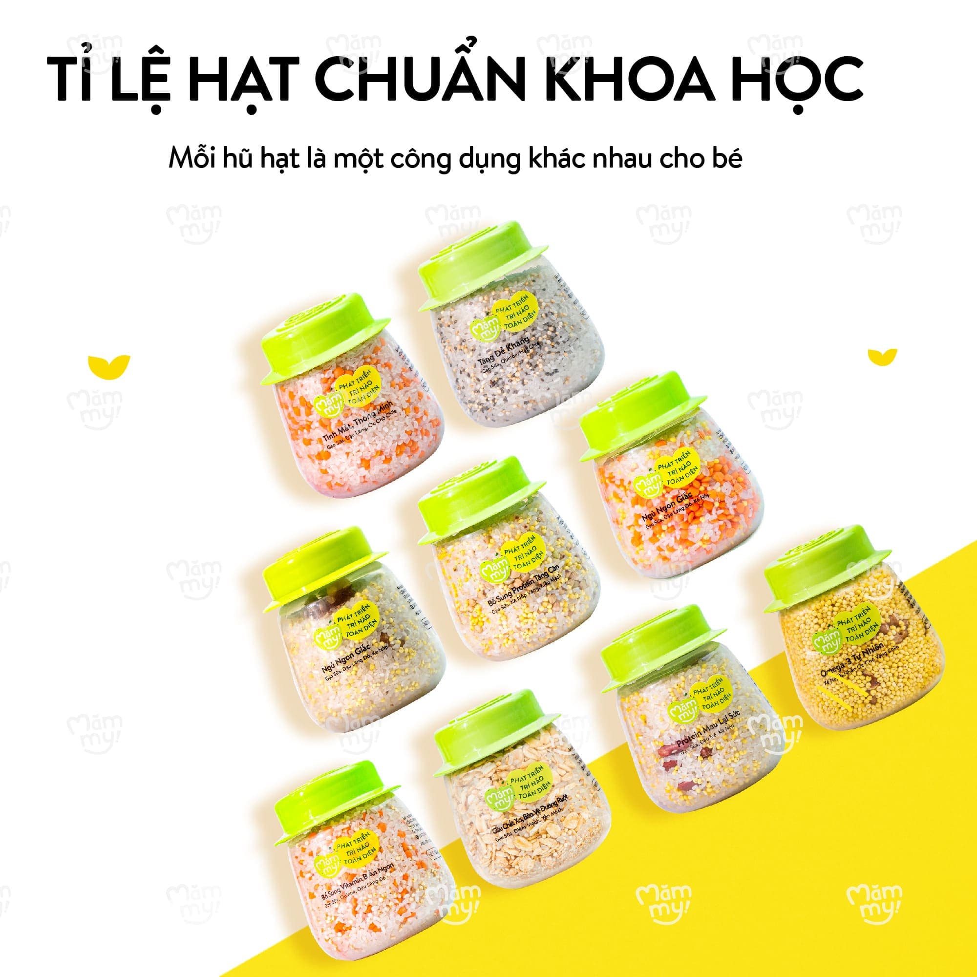 Set 9 hũ hạt mix gạo sữa nấu cháo [Tặng 9 hũ gạo sữa] 4