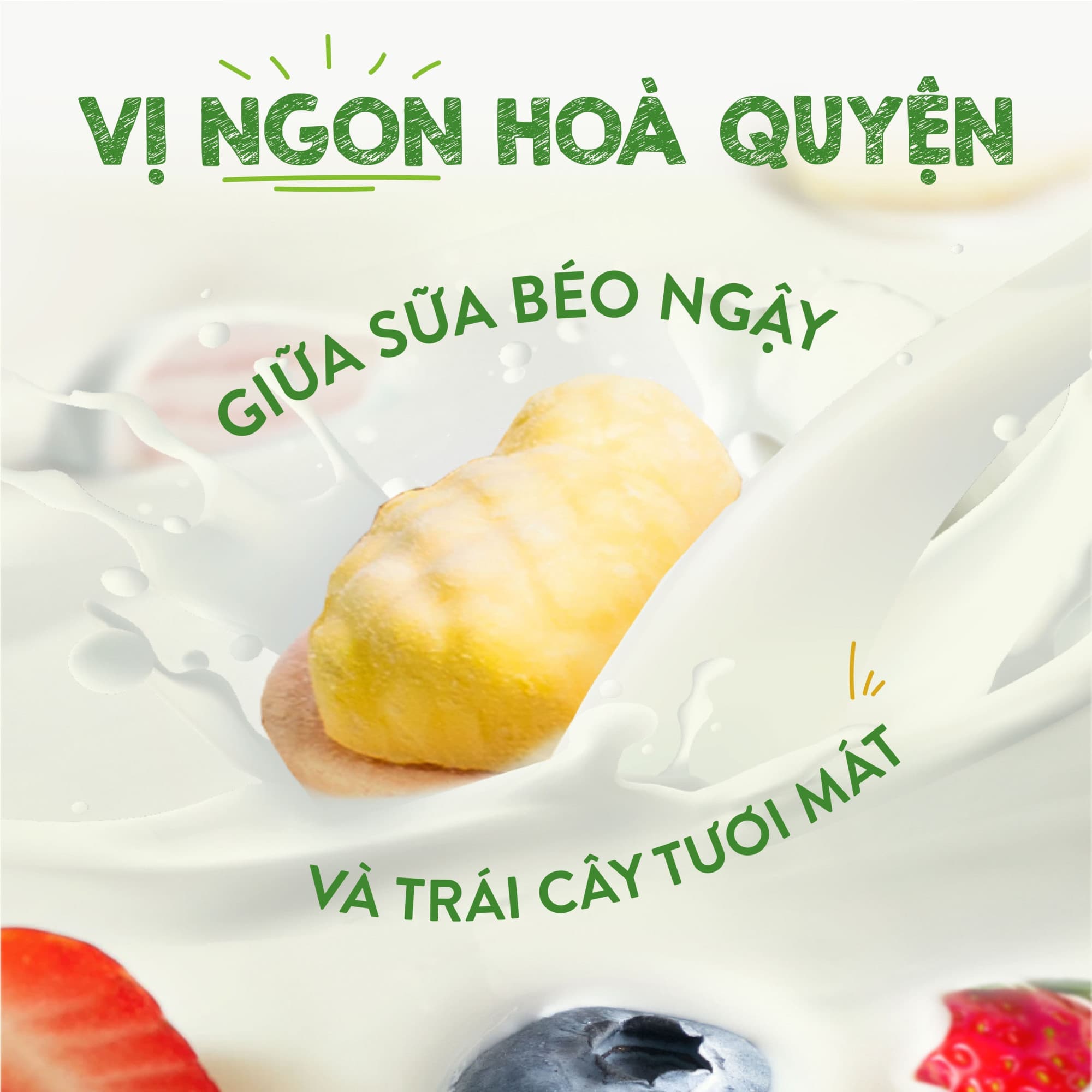 Sữa tươi sấy Vị Chuối - Hộp 14g 14