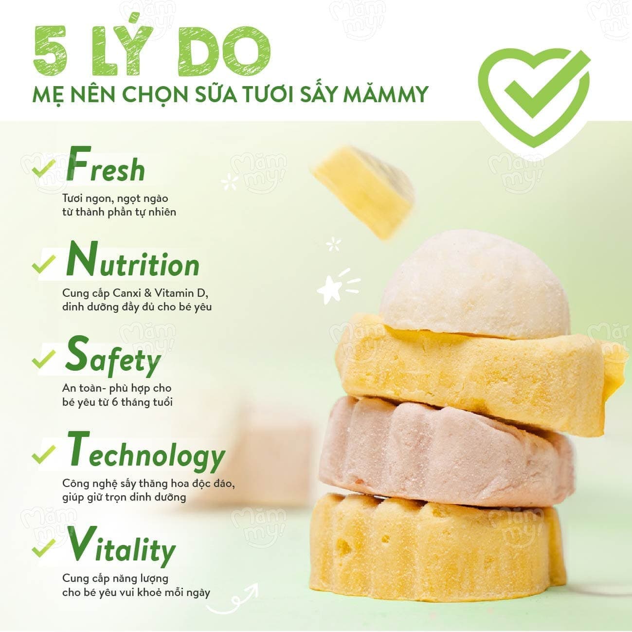 Combo 3 sữa tươi sấy  Hộp 14g - Tặng 1 hộp bánh ăn dặm tự chỉ huy BLW 9