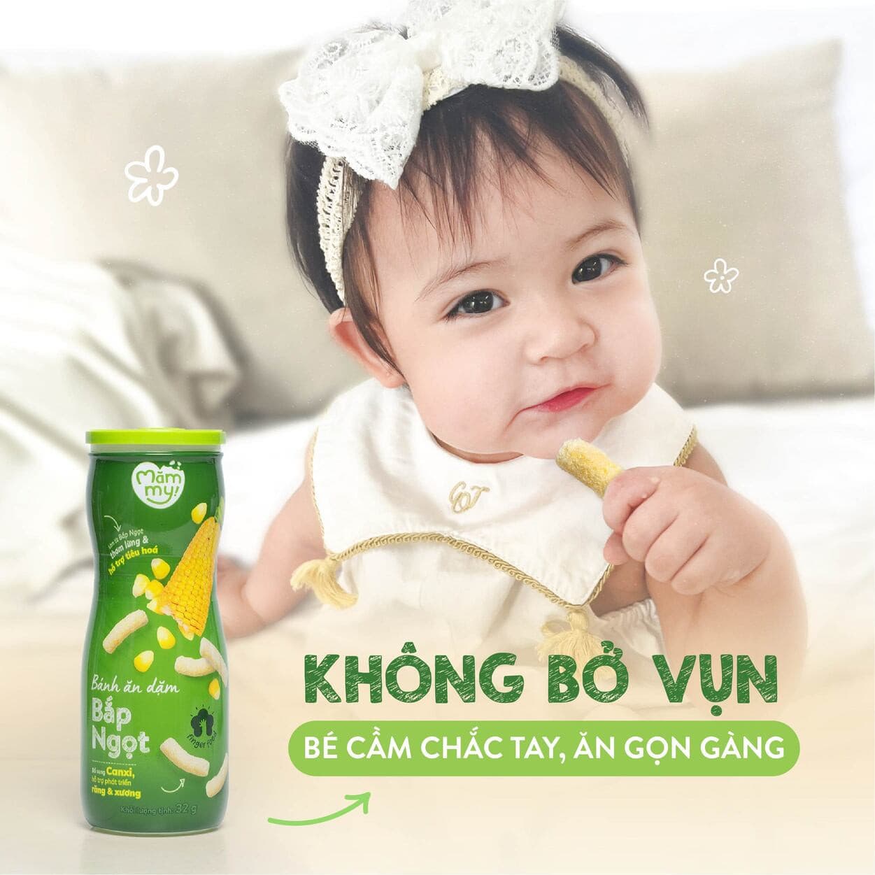 Combo 3 hũ bánh ăn dặm vị trái cây - Tặng Túi bánh 35g 4