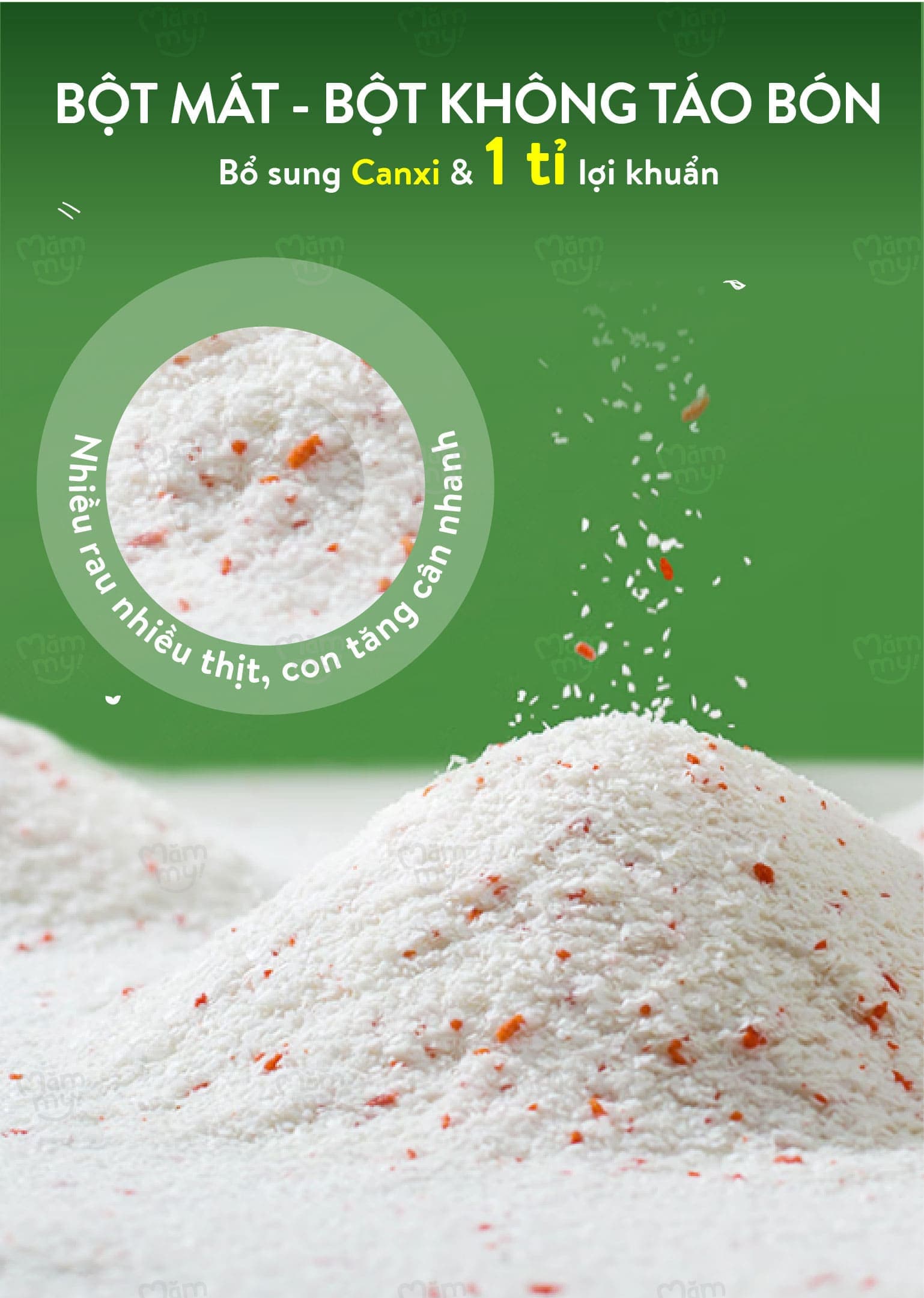 Combo 2 hộp bột ăn dặm 140g - Tặng Phô mai kem tách muối 3