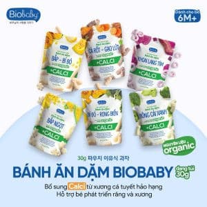 Bánh ăn dặm hình sao vị bắp ngọt Biobaby - Gói 30g 3