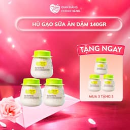 Combo 3 gạo sữa hữu cơ - Hũ 140g