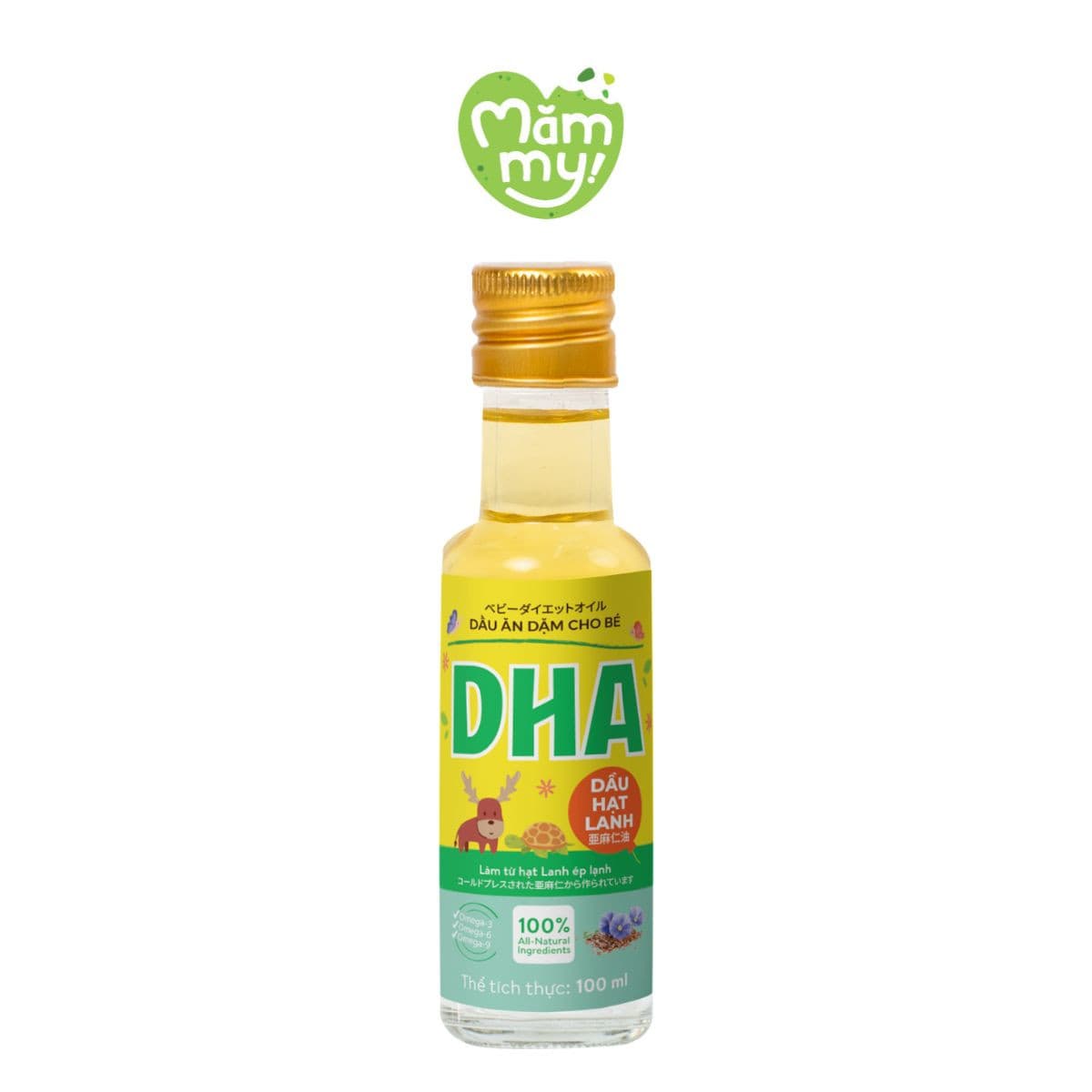 Dầu hạt lanh ăn dặm DHA - Chai 100ml