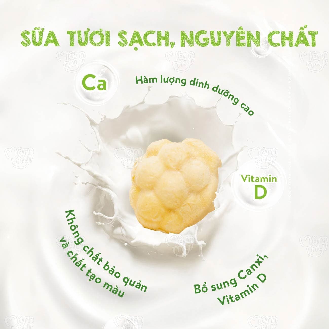 Combo 3 sữa tươi sấy  Hộp 14g - Tặng 1 hộp bánh ăn dặm tự chỉ huy BLW 11