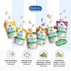 Bánh ăn dặm hình sao vị bắp ngọt Biobaby - Gói 30g 2