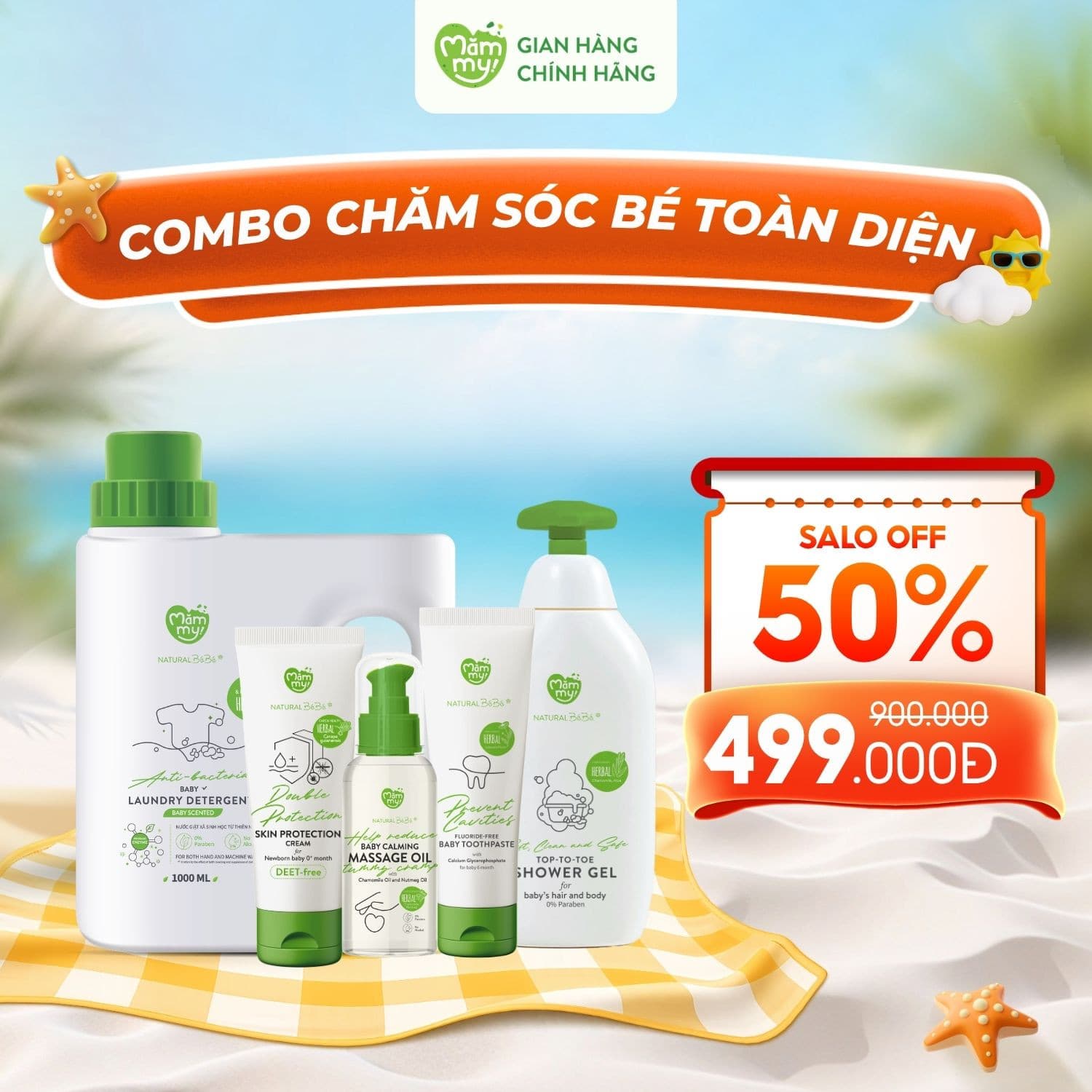 Combo chăm sóc toàn diện cho bé