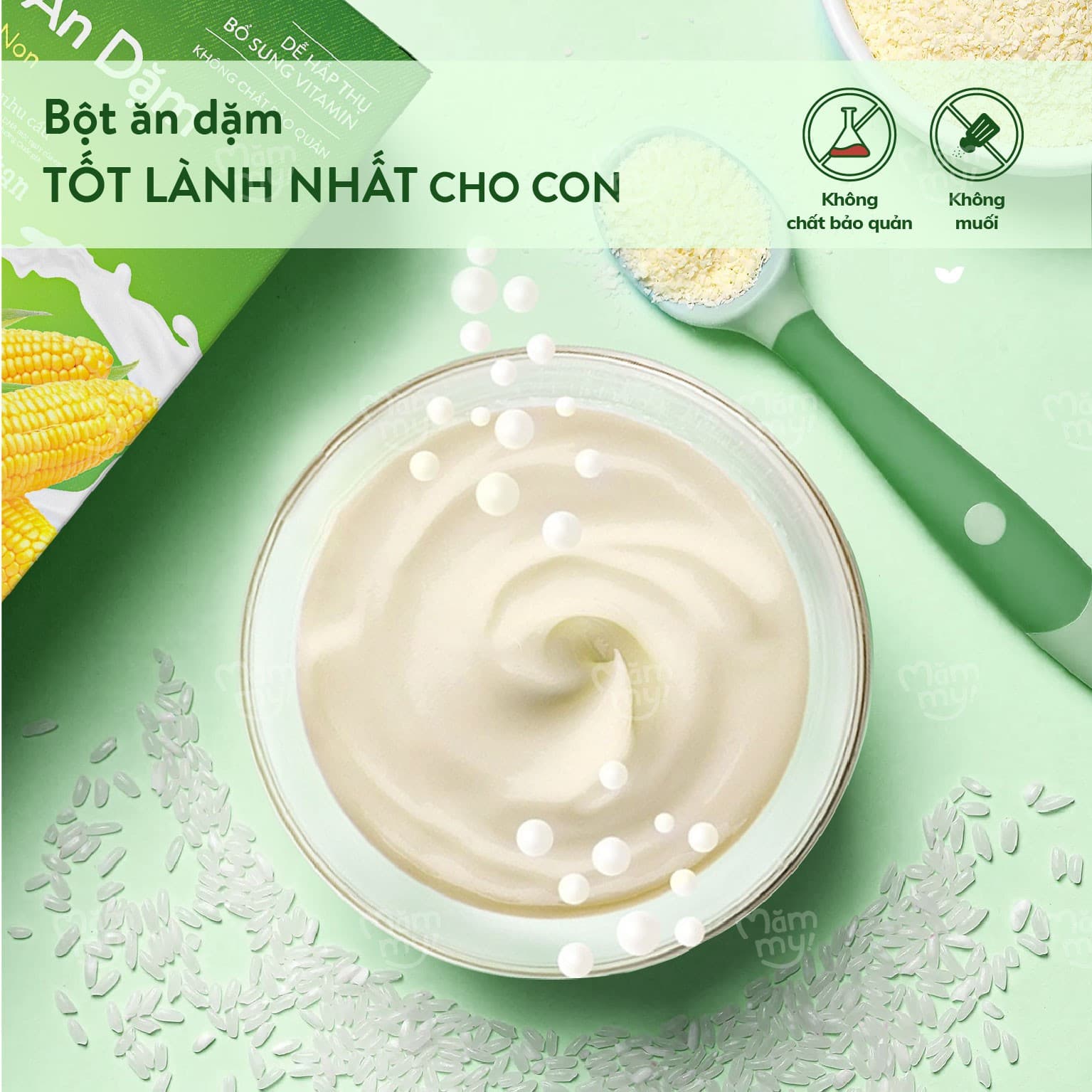 Combo 6 hộp bột ăn dặm (đủ vị) - Tặng ghế ăn dặm gấp gọn 4