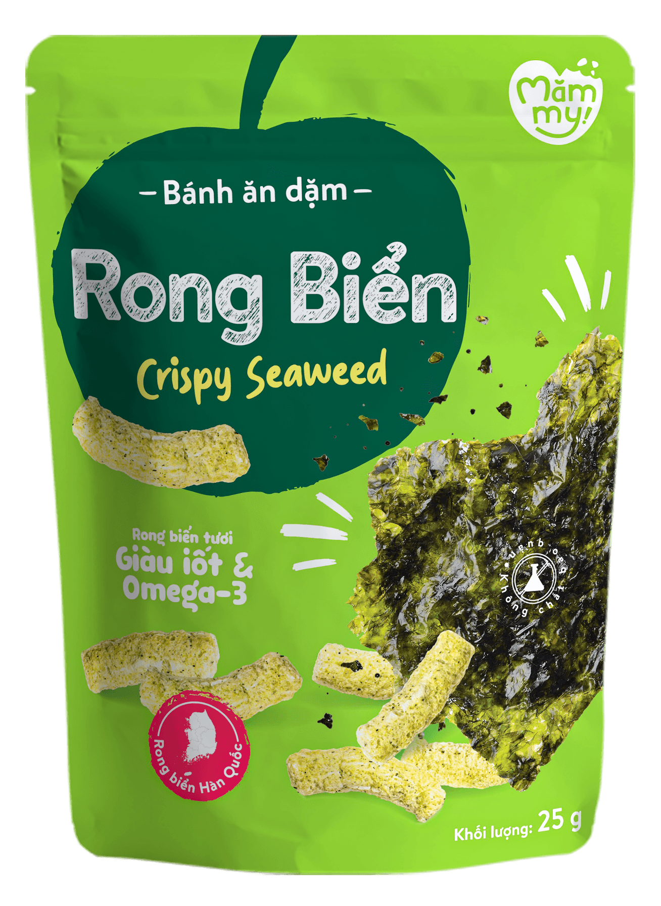 Bánh ăn dặm vị rong biển - Túi 25g 1