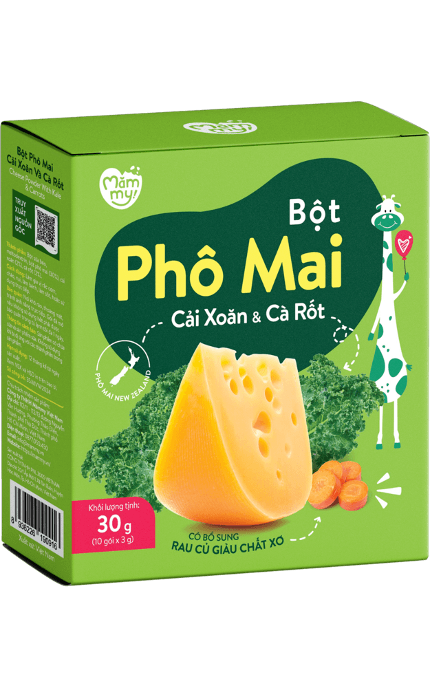 Bột phô mai Cải Xoăn & Cà Rốt 30 g (3 g x 10 gói) 1
