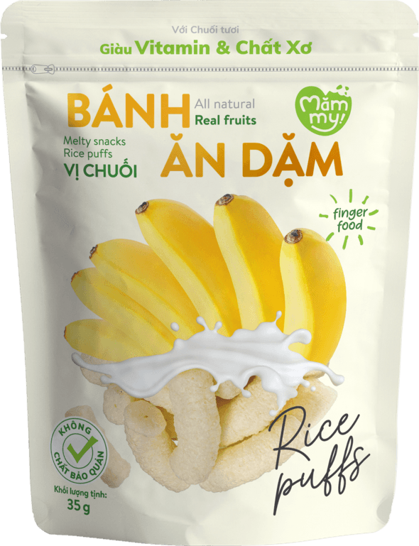 Bánh ăn dặm vị chuối - Túi 35g 1