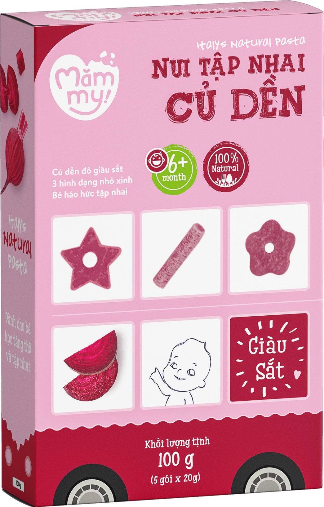 Nui tập nhai củ dền 1