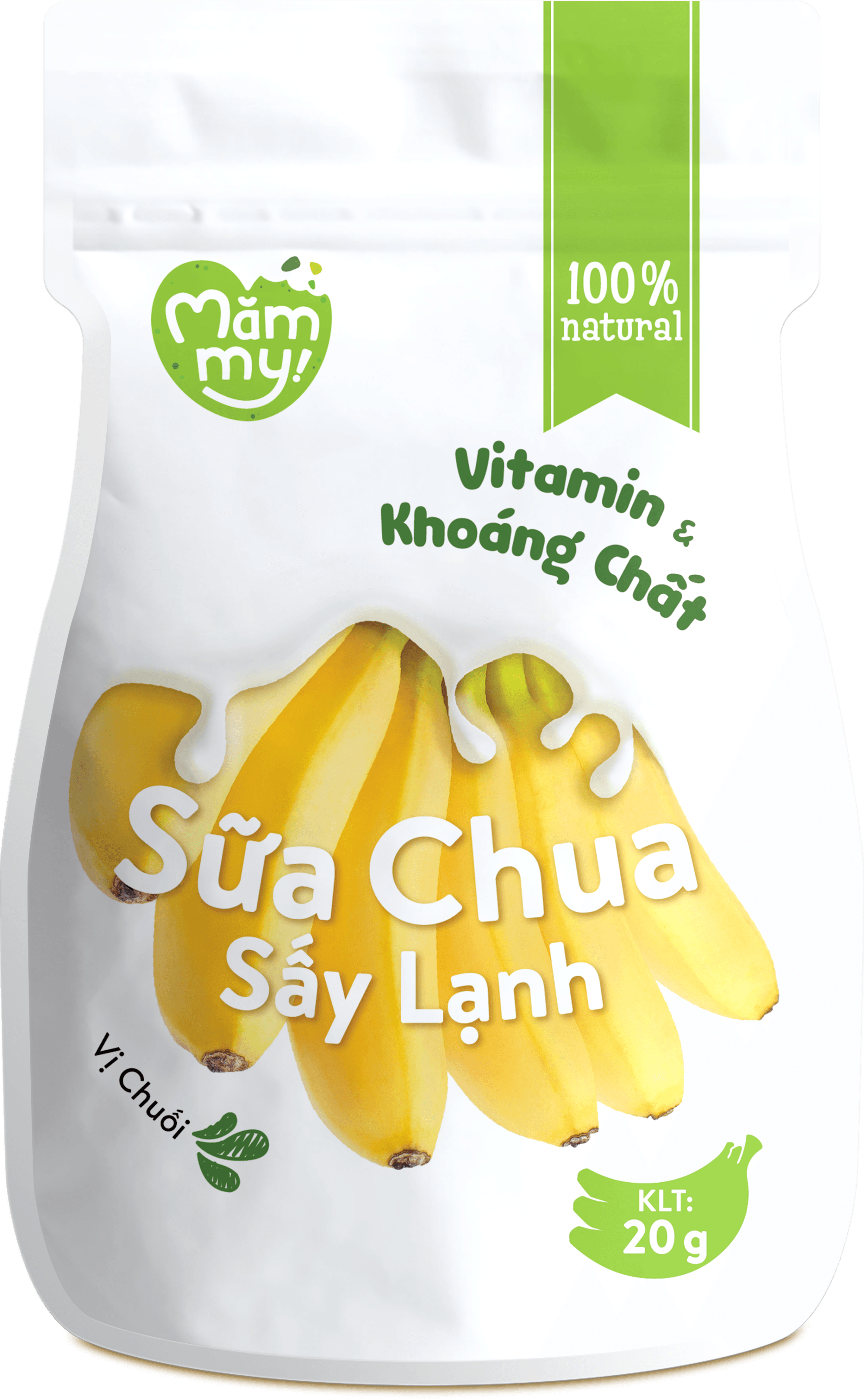 Sữa chua sấy vị chuối 1