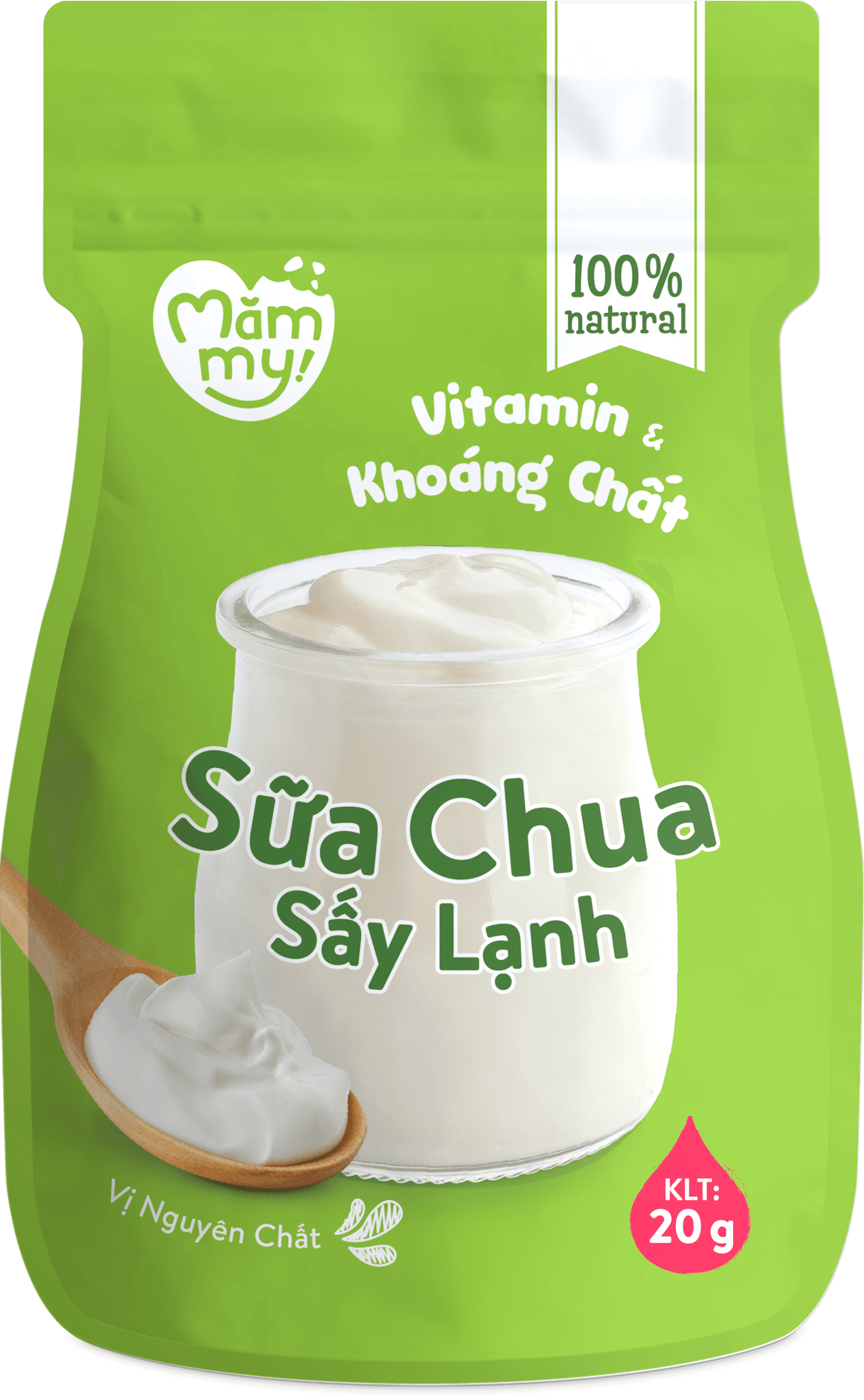Sữa chua sấy vị nguyên chất 1