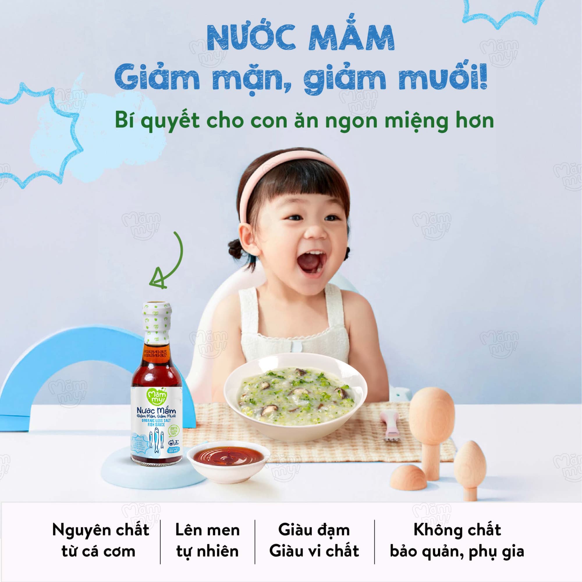 Nước mắm giảm mặn giảm muối - Chai 60ml 12