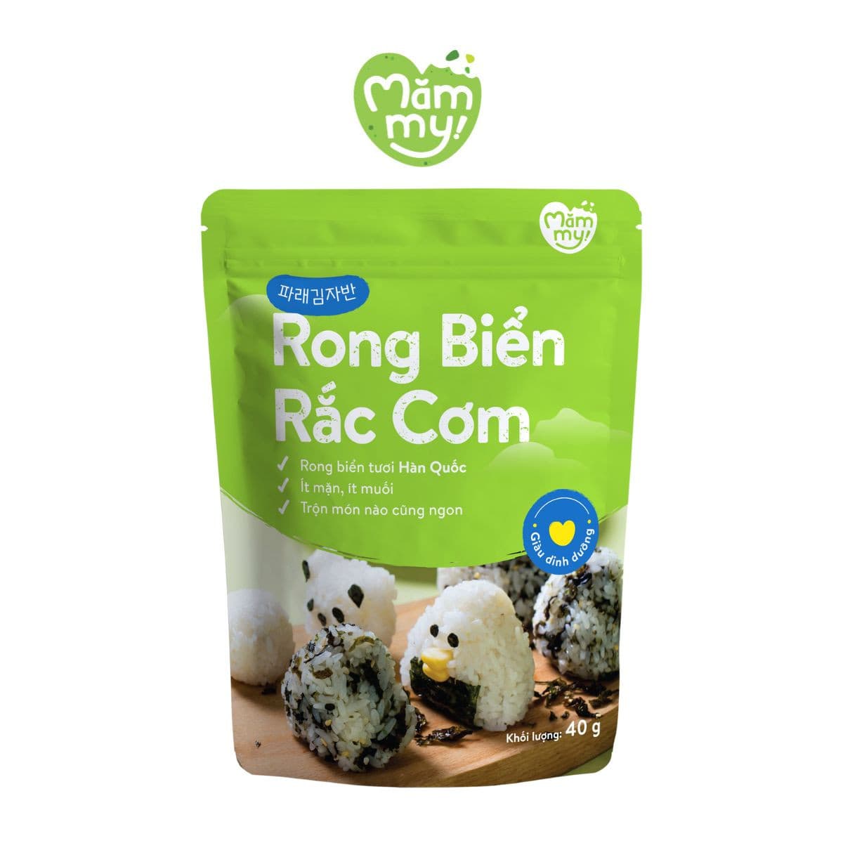 Rong biển giòn ăn dặm rắc cơm - Túi 40g 1
