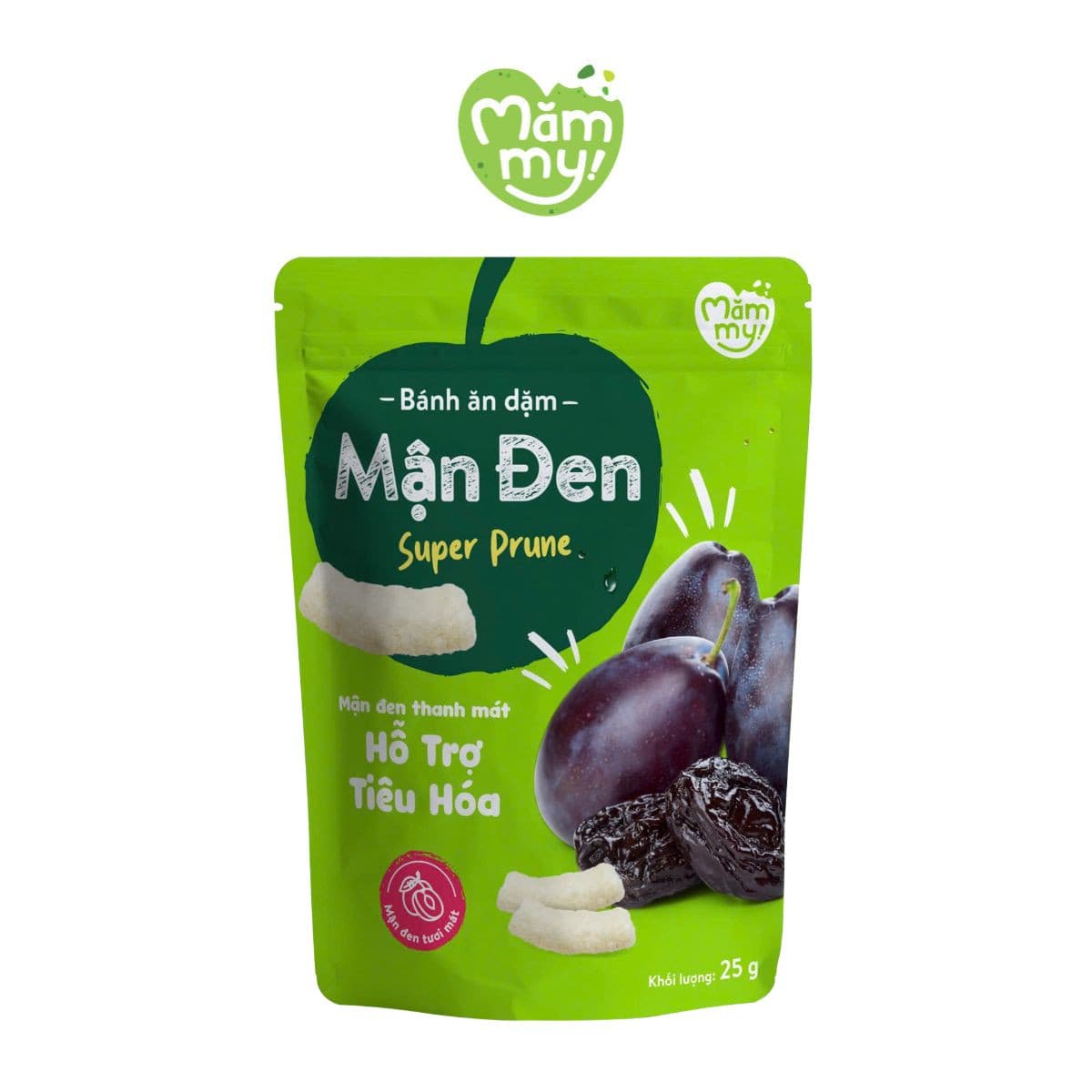 Bánh ăn dặm vị mận đen - Túi 25g