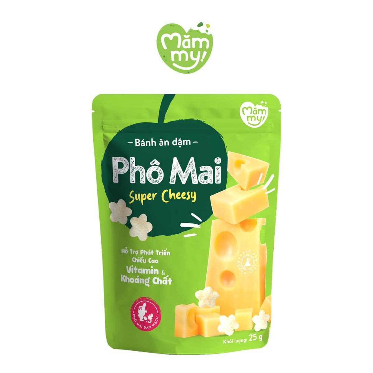 Bánh ăn dặm vị phô mai - Túi 25g