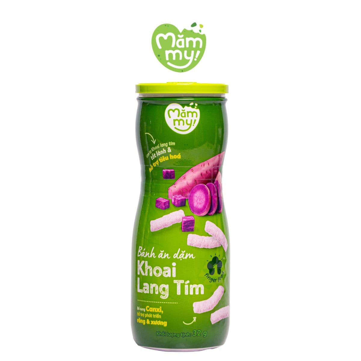 Bánh ăn dặm vị Khoai Lang Tím - Hũ 32 g