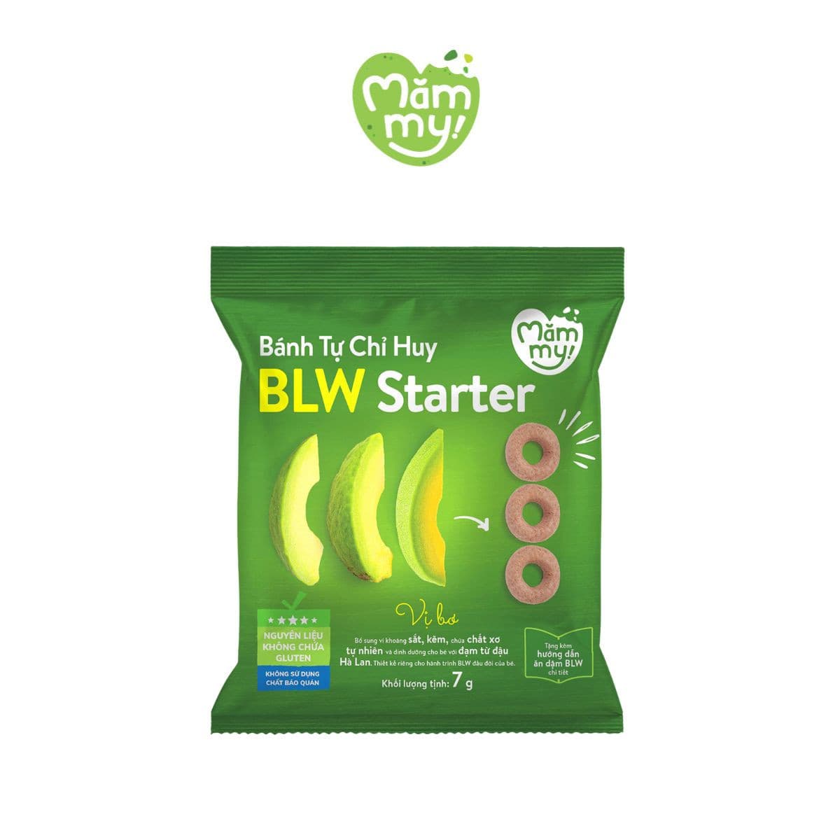 Bánh Tự Chỉ Huy – BLW Starter vị Bơ 7 g