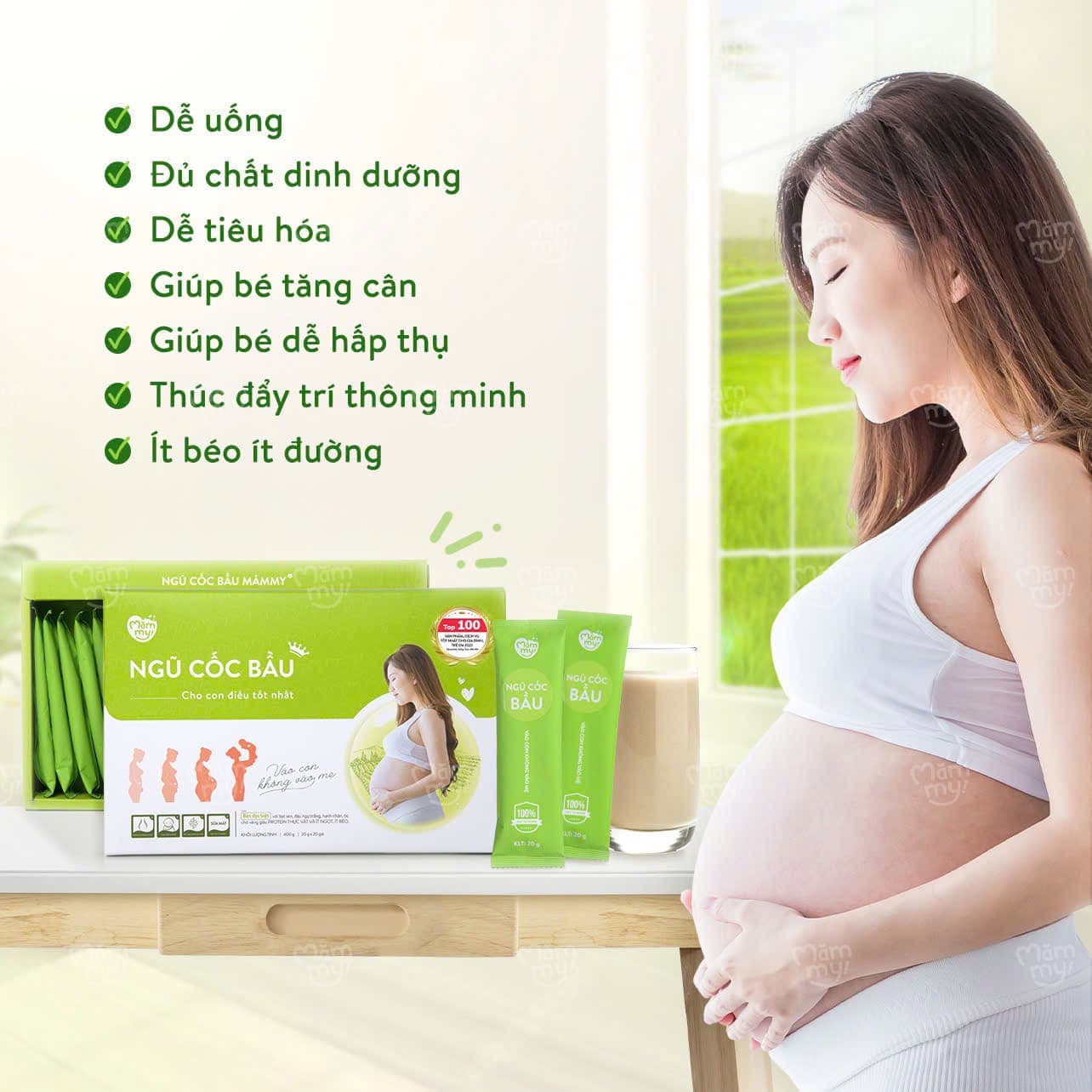 Bột ngũ cốc bầu - Hộp 400g 2