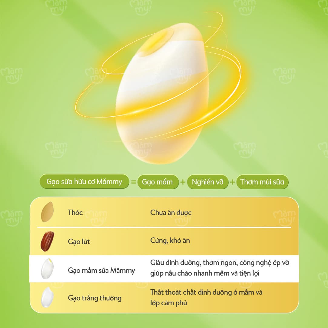 Cháo gạo sữa mix hạt - Step 1 (30g x 7 gói) 4