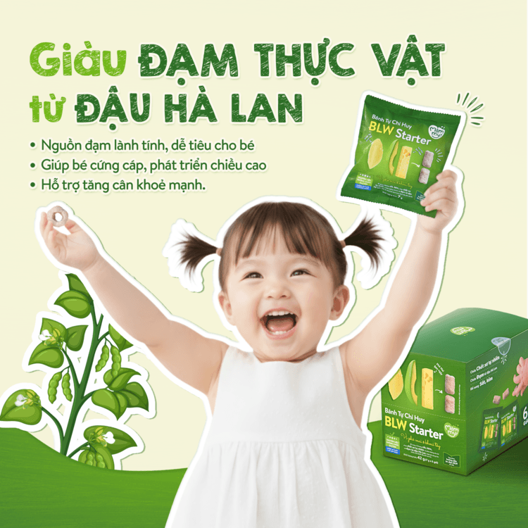 Bánh Tự Chỉ Huy – BLW Starter – Mix vị 42 g (7 g x 6 gói) 10